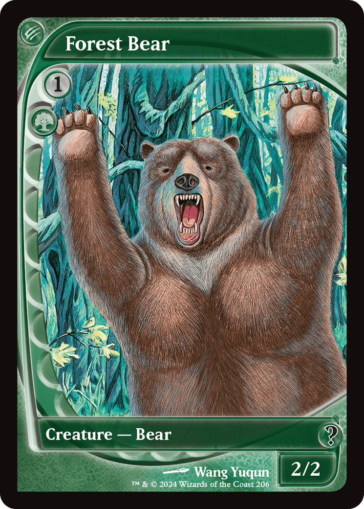 Forest Bear — Mystery Booster 2 — Magic: The Gathering