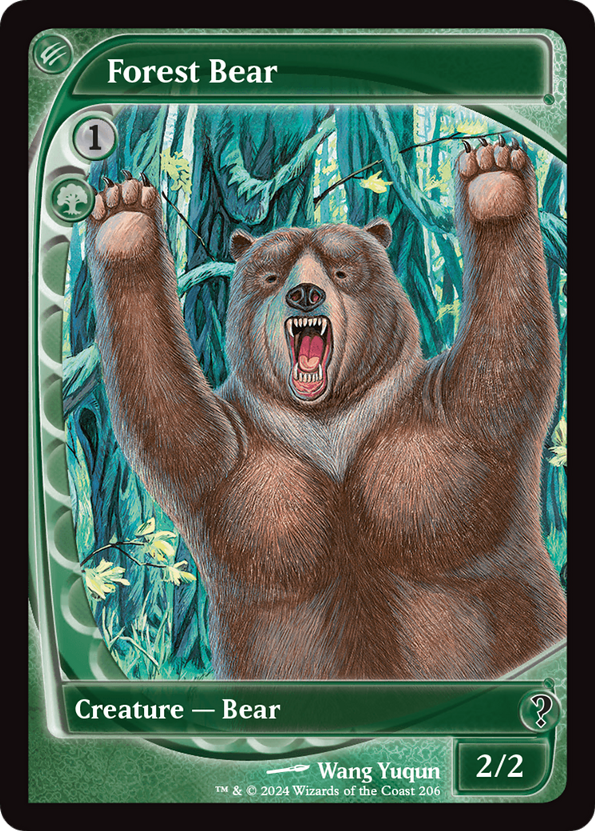 Forest Bear — Mystery Booster 2 — Magic: The Gathering
