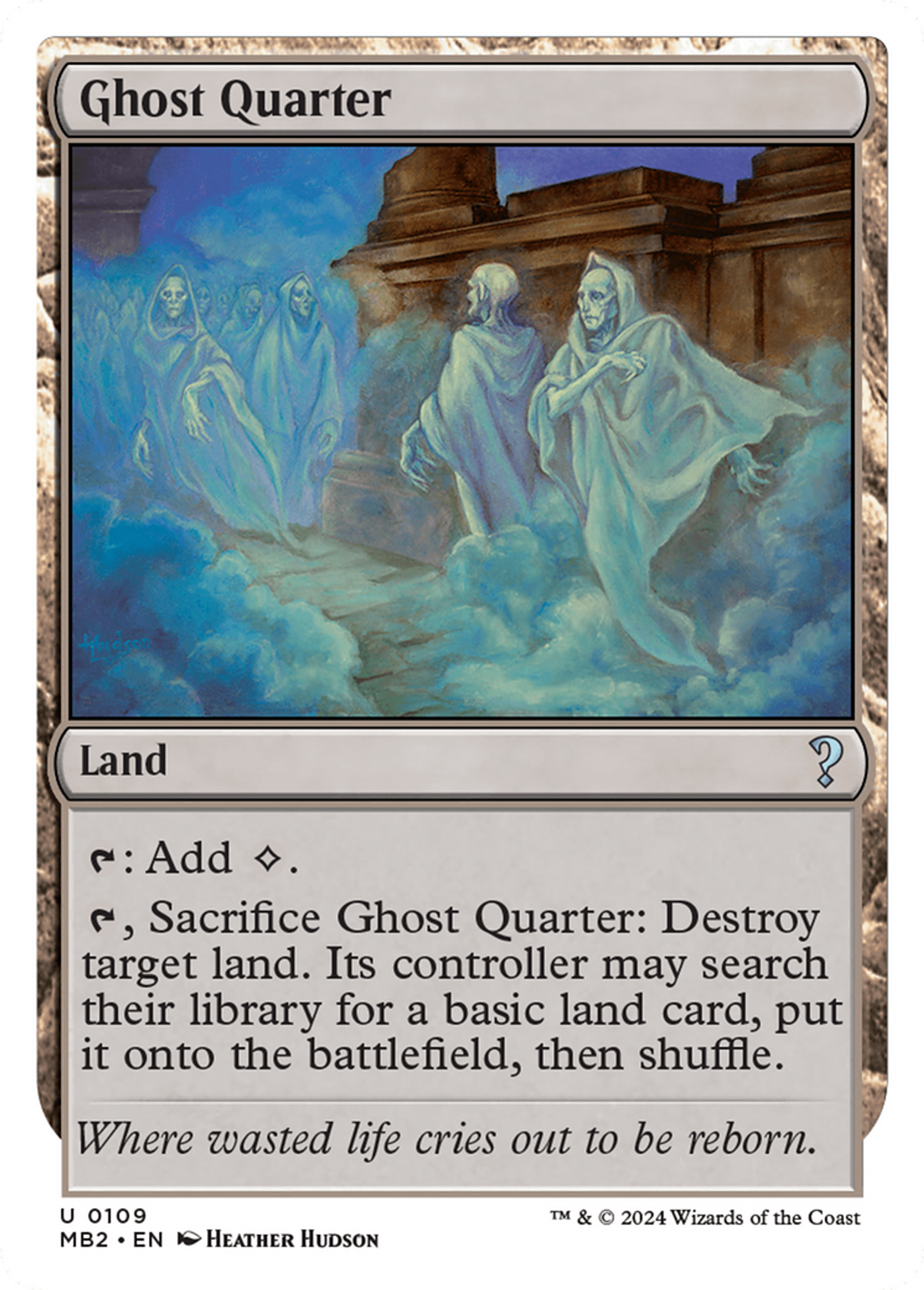 Quartier fantôme — Mystery Booster 2 — Magic: The Gathering