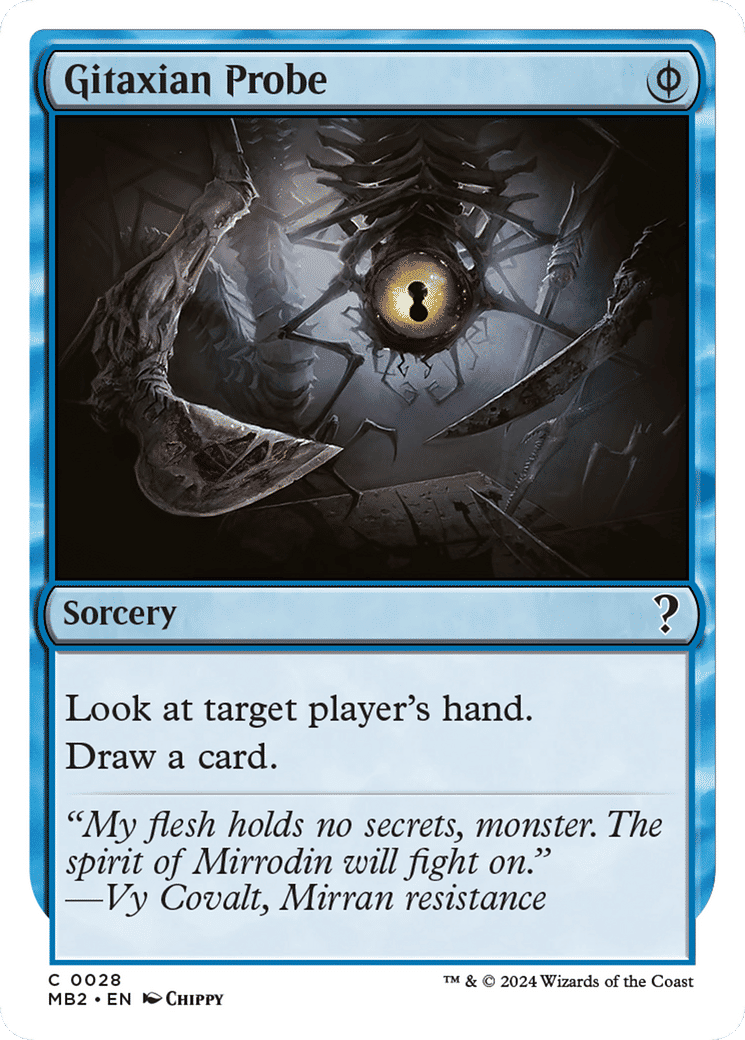 Sonde gitaxienne — Mystery Booster 2 — Magic: The Gathering