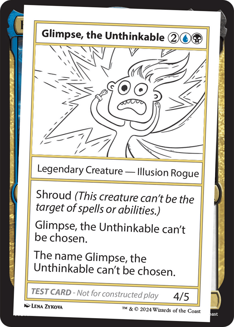 Glimpse, the Unthinkable — Mystery Booster 2 — Magic: The Gathering