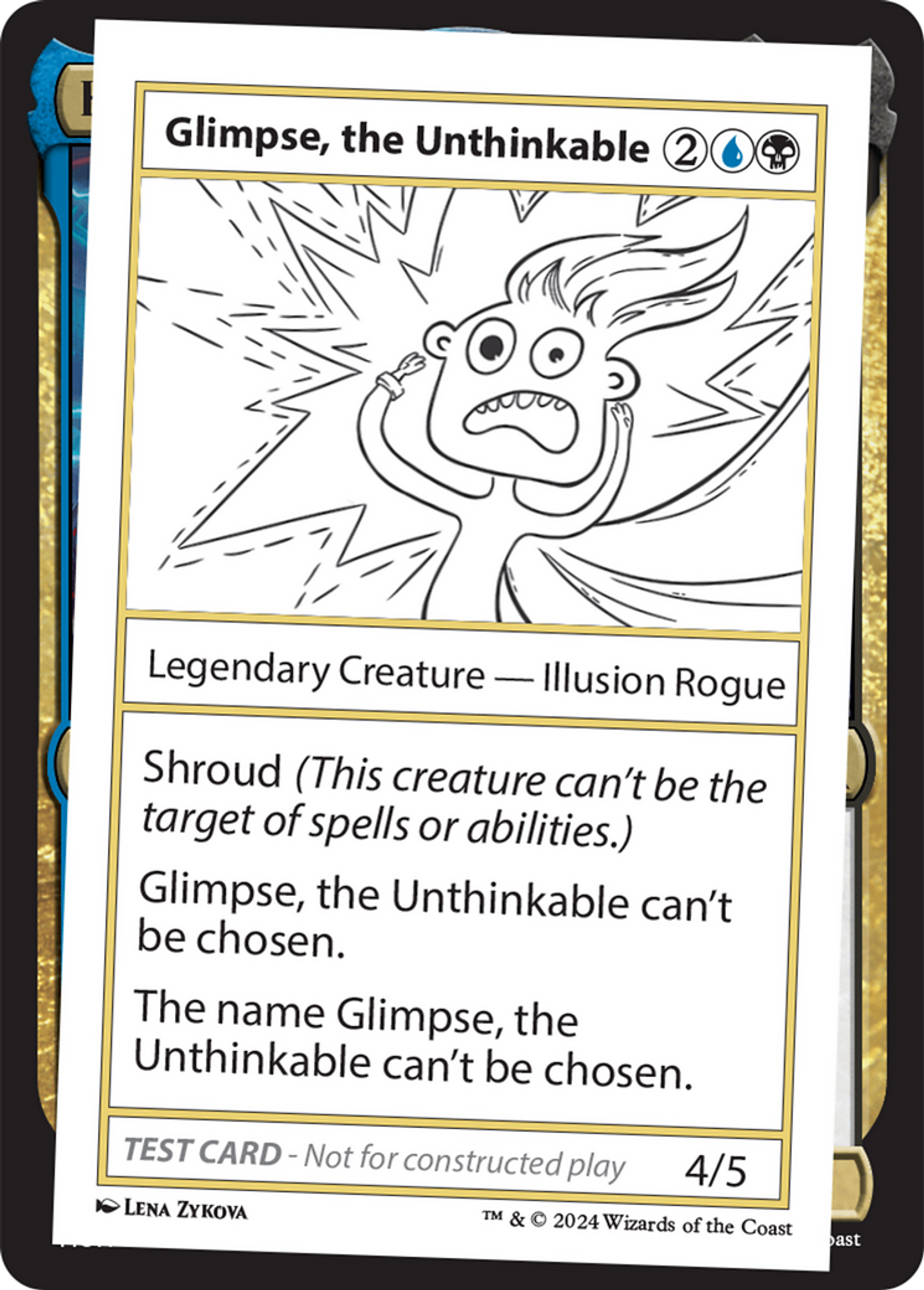 Glimpse, the Unthinkable — Mystery Booster 2 — Magic: The Gathering