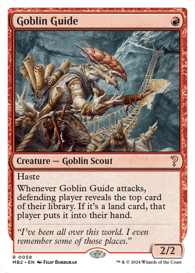Goblin Guide — Mystery Booster 2 — Magic: The Gathering