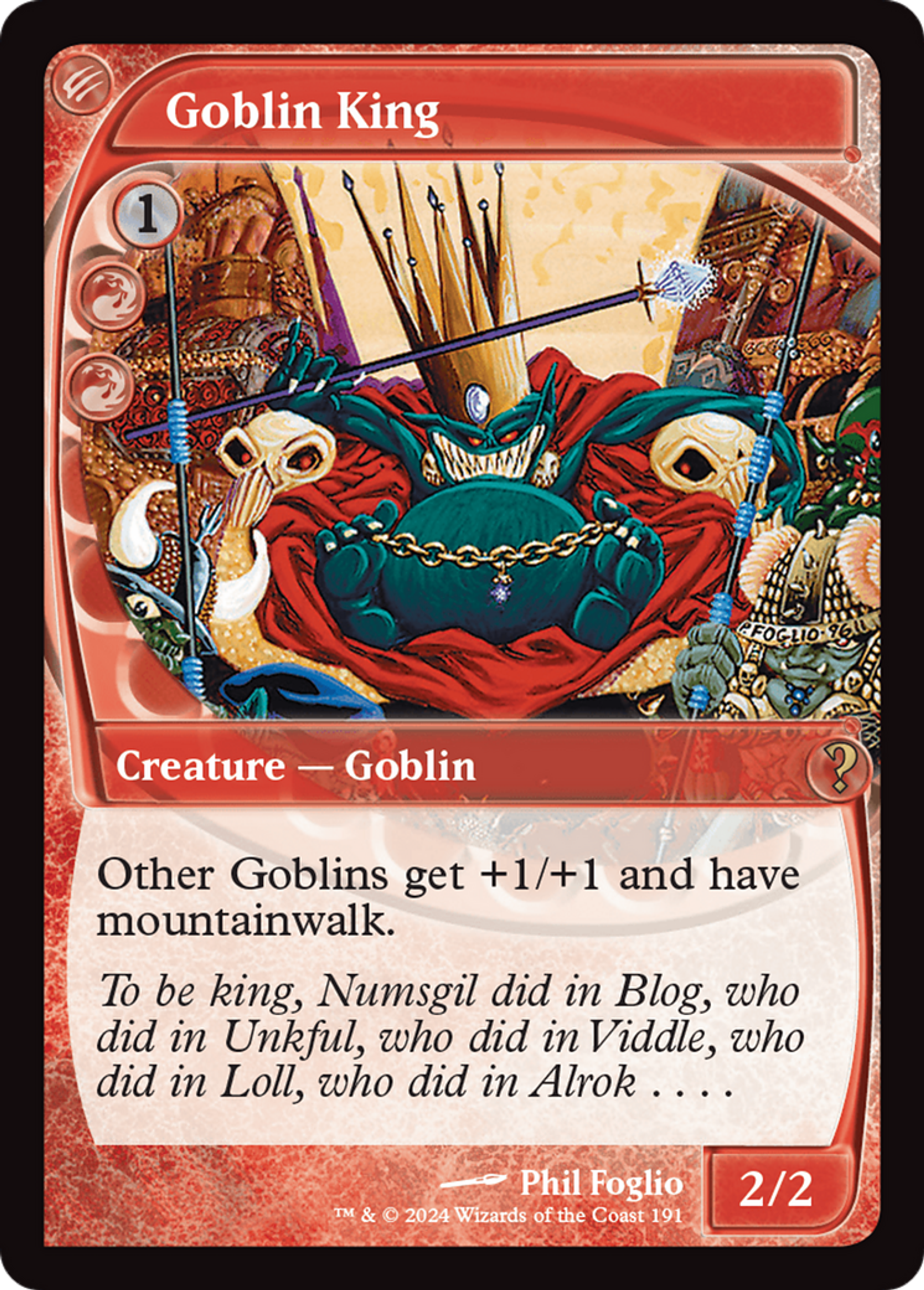 Roi des gobelins — Mystery Booster 2 — Magic: The Gathering