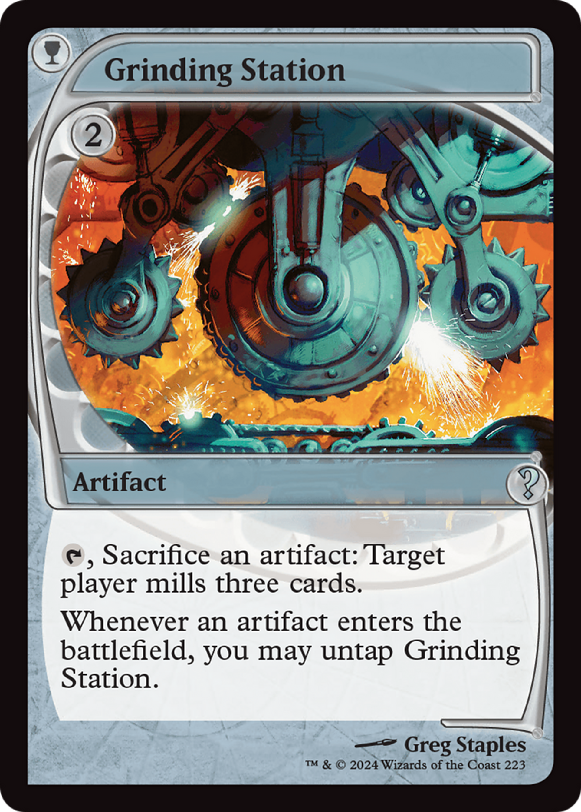 Poste de broyage — Mystery Booster 2 — Magic: The Gathering