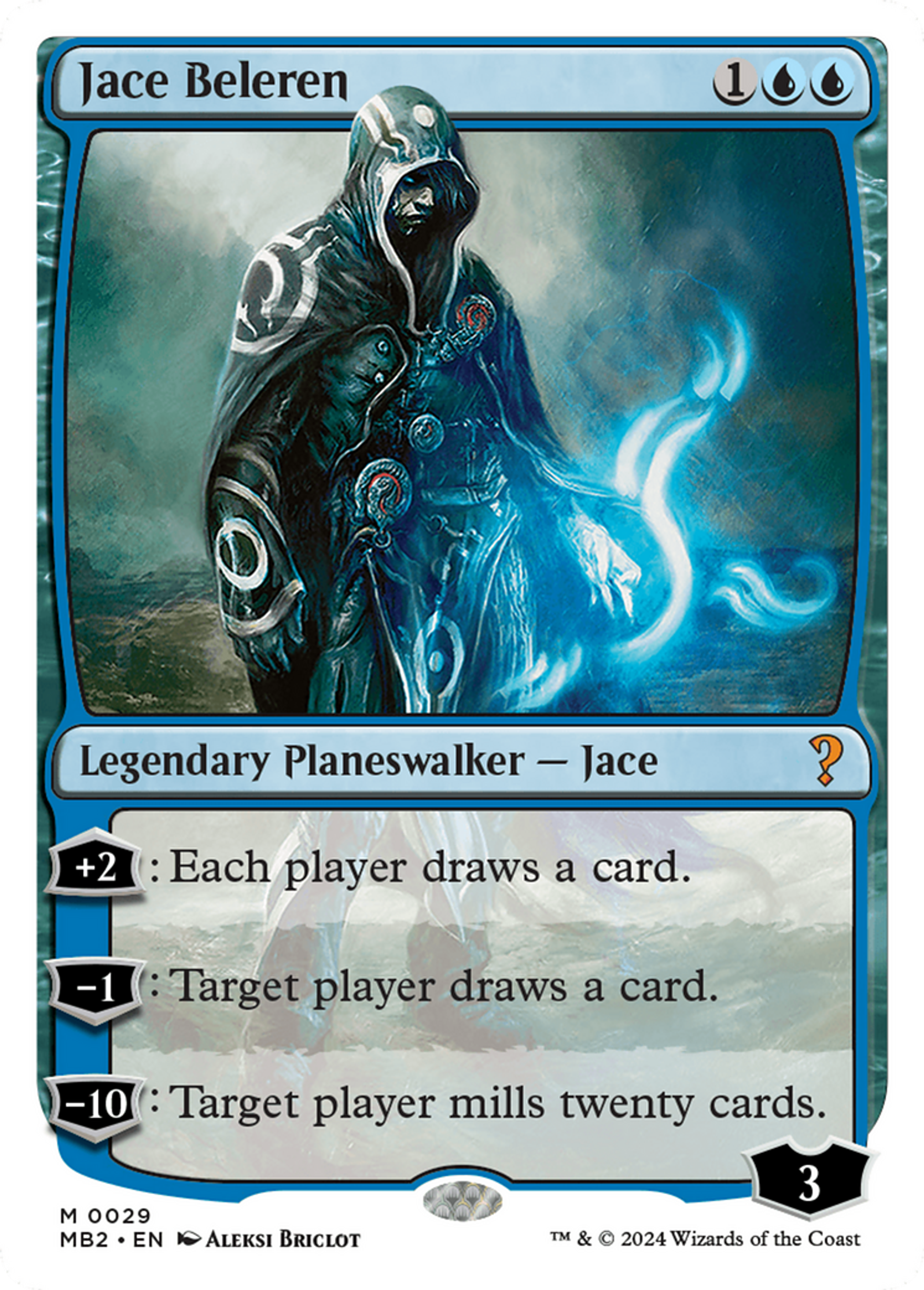 Jace Beleren — Mystery Booster 2 — Magic: The Gathering