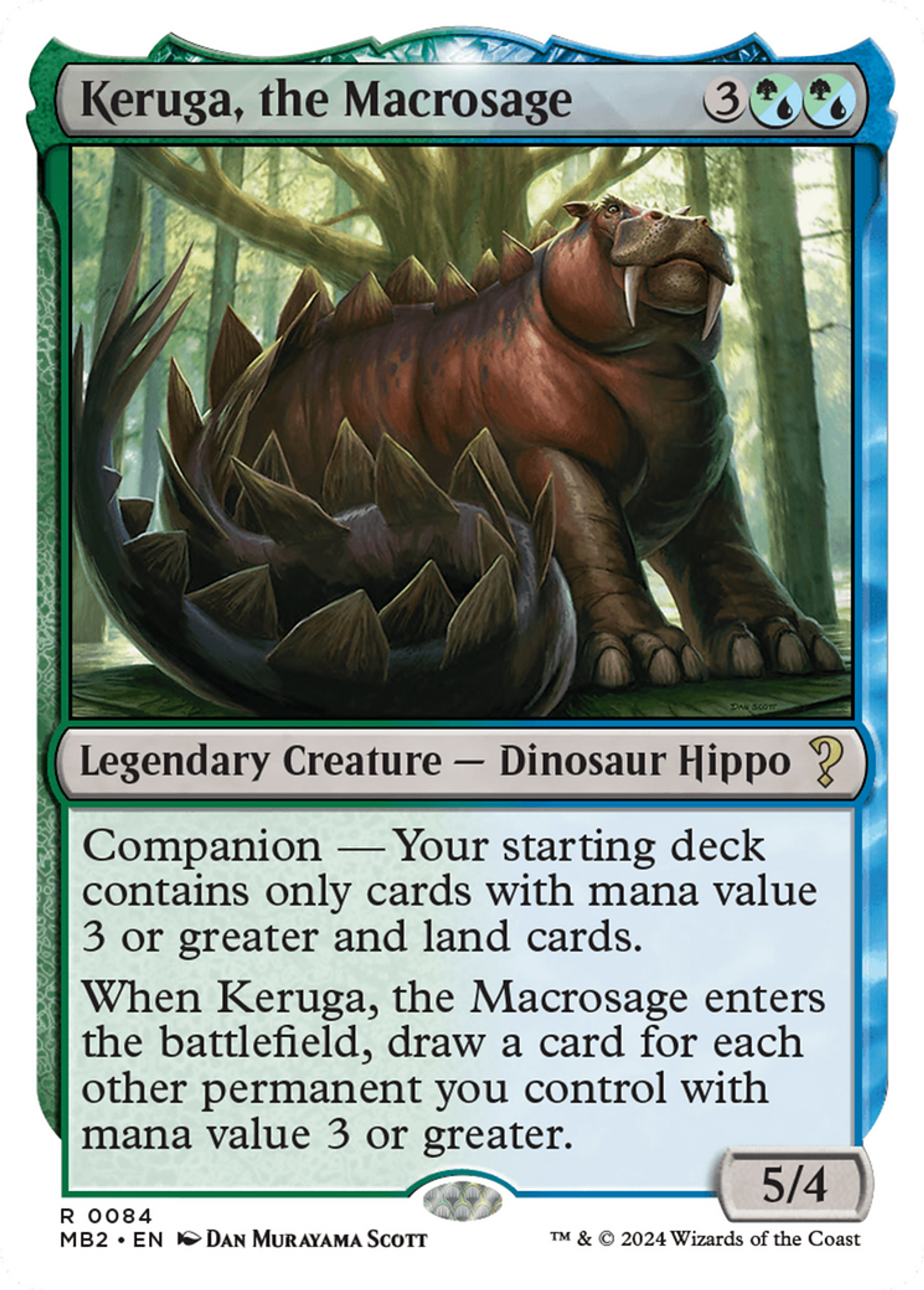 Keruga, le Macrosophe — Mystery Booster 2 — Magic: The Gathering