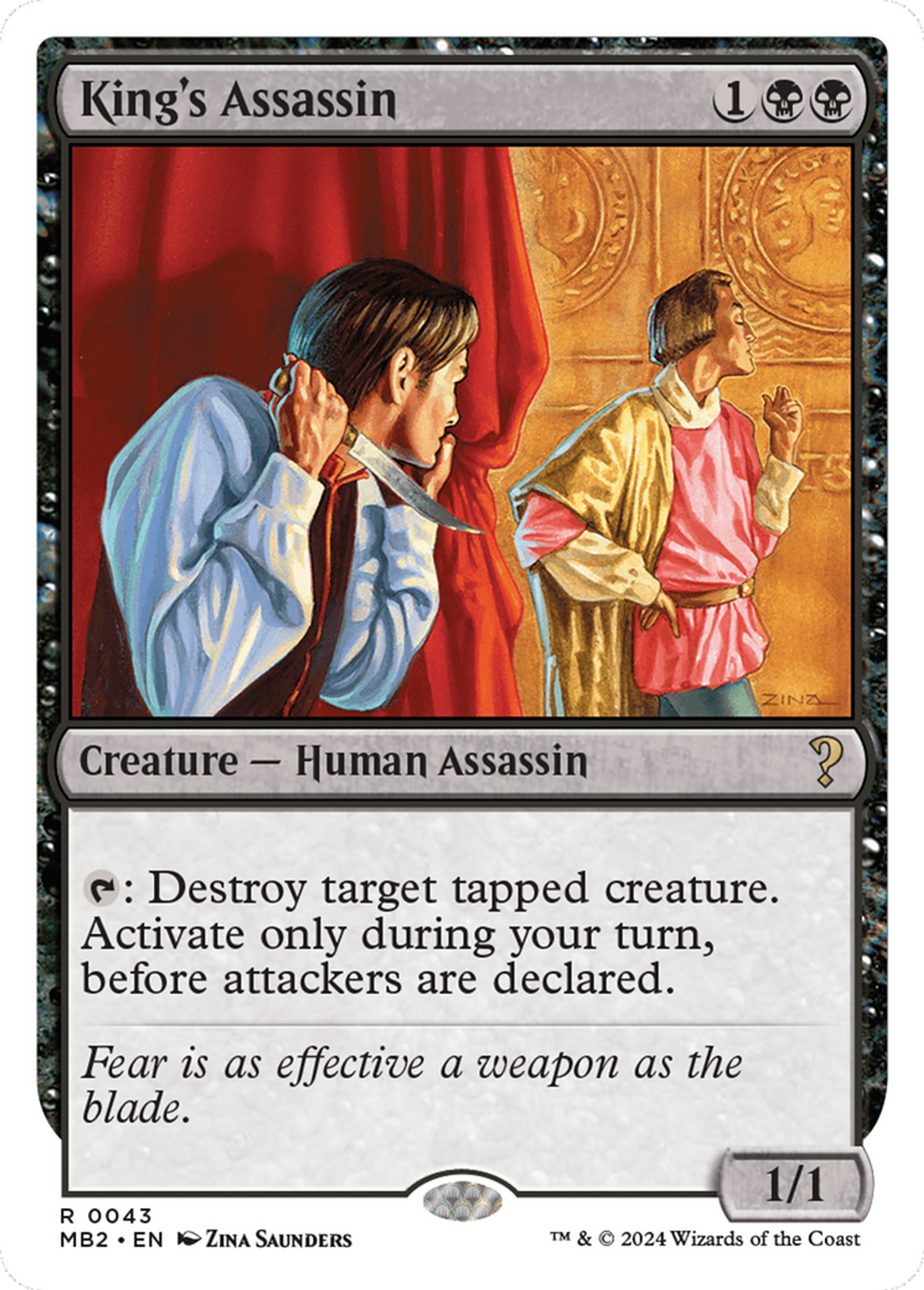 Assassin du roi — Mystery Booster 2 — Magic: The Gathering