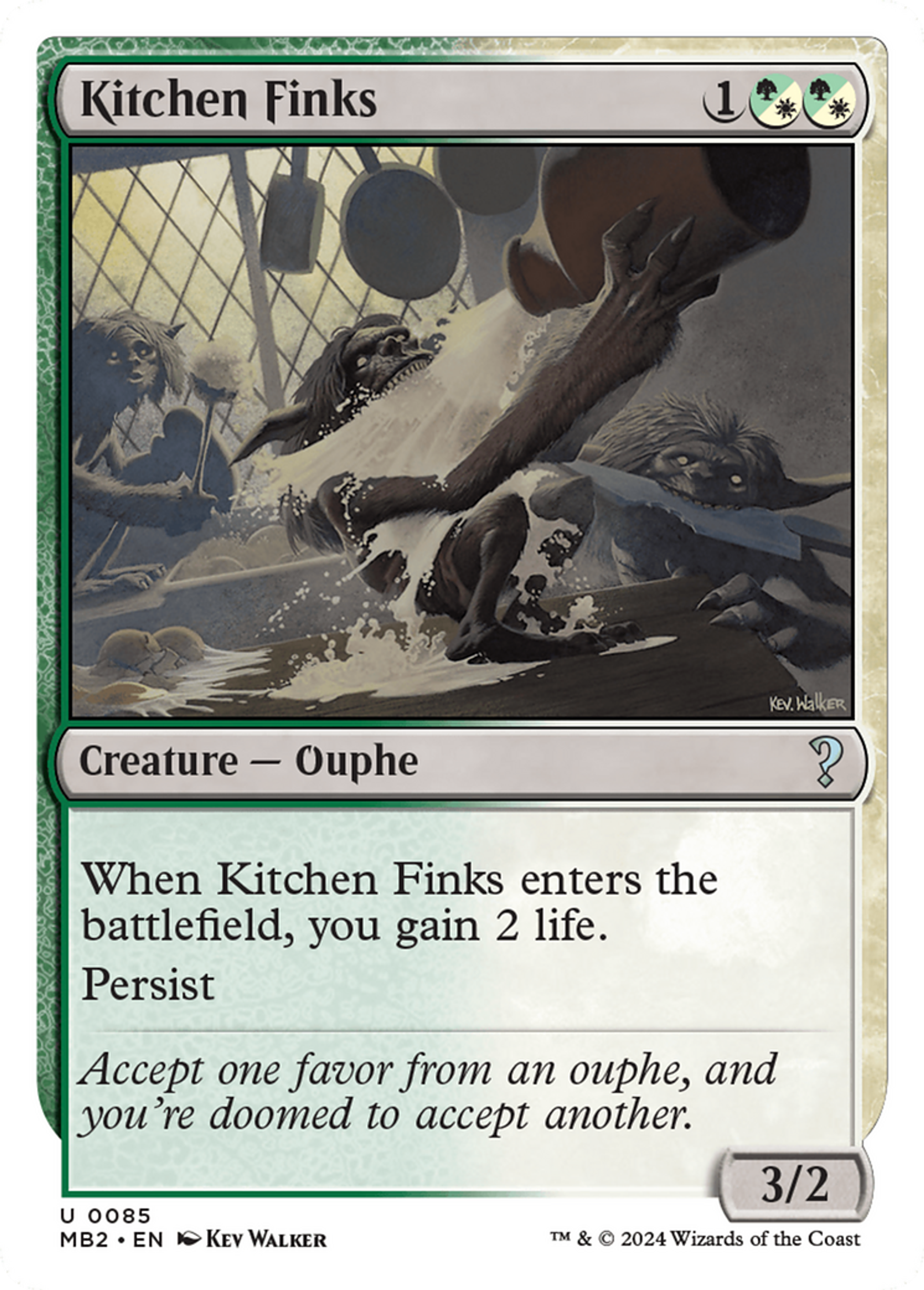 Fourbes de cuisine — Mystery Booster 2 — Magic: The Gathering