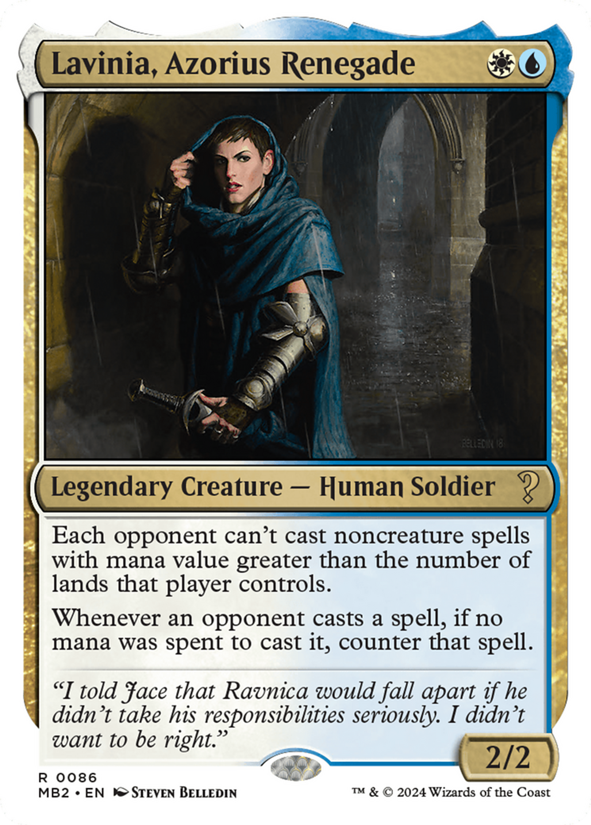 Lavinia, renégate d'Azorius — Mystery Booster 2 — Magic: The Gathering