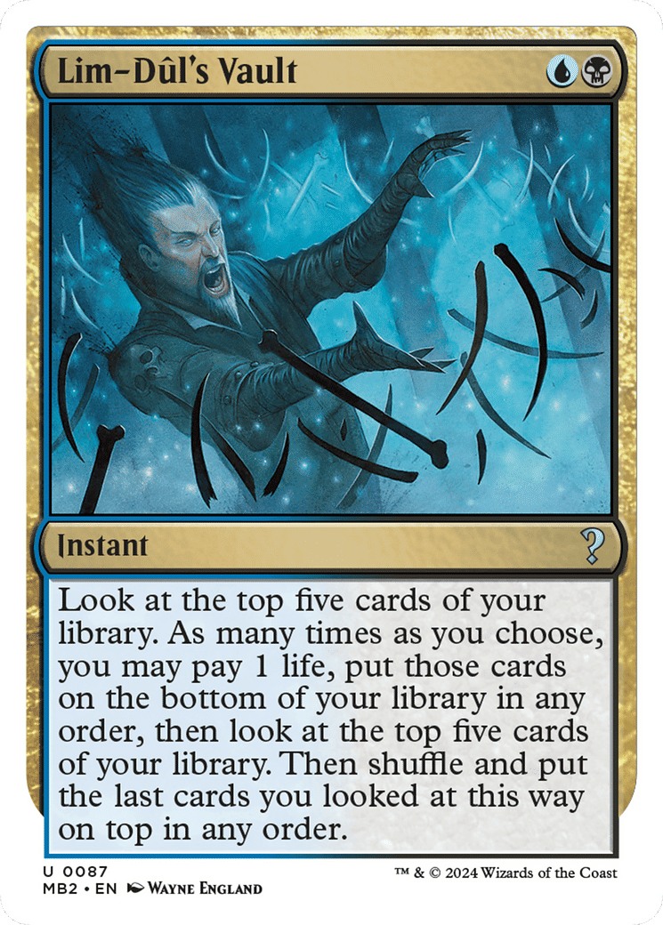 Lim-Dûl's Vault — Mystery Booster 2 — Magic: The Gathering