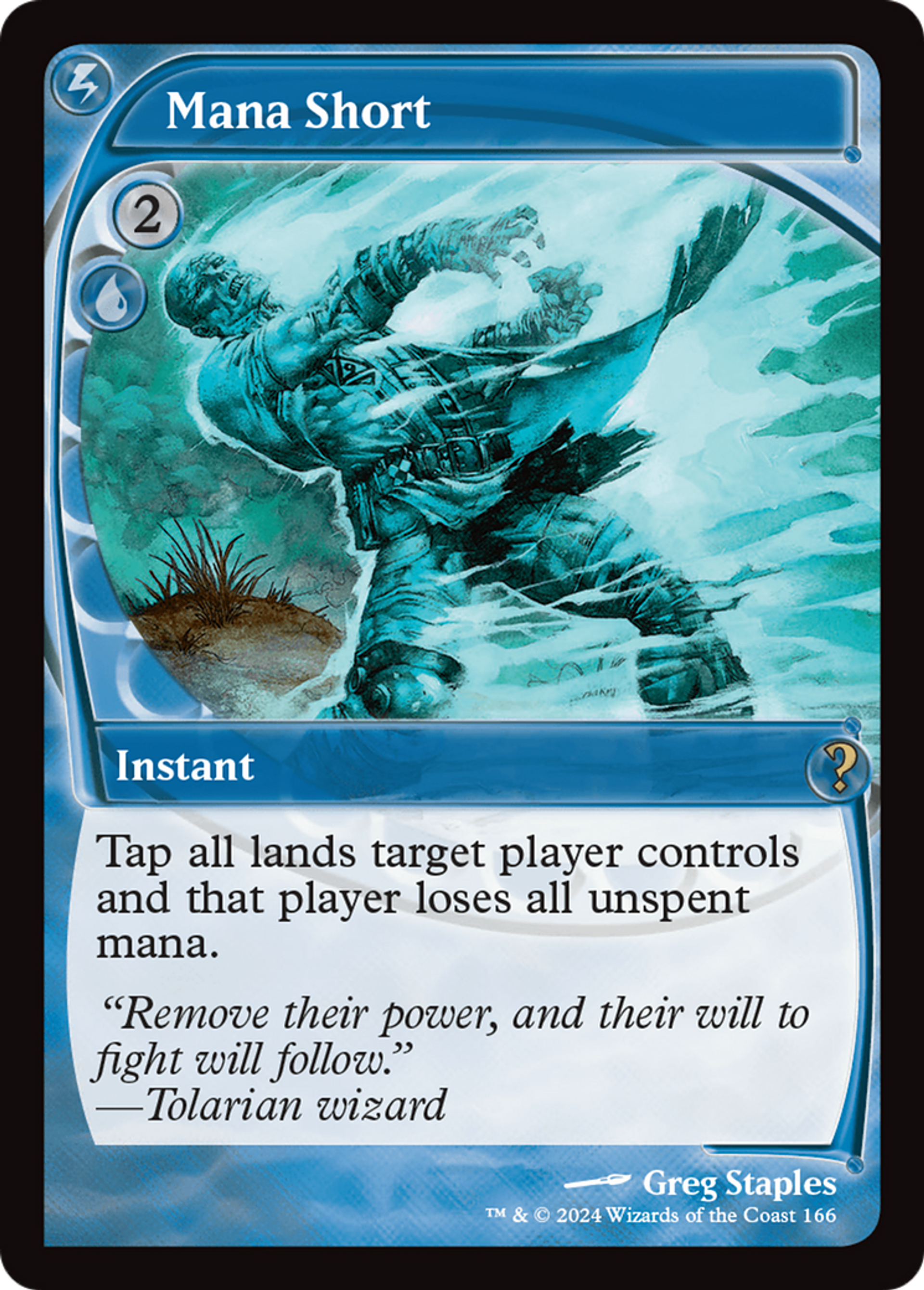 Pénurie de mana — Mystery Booster 2 — Magic: The Gathering