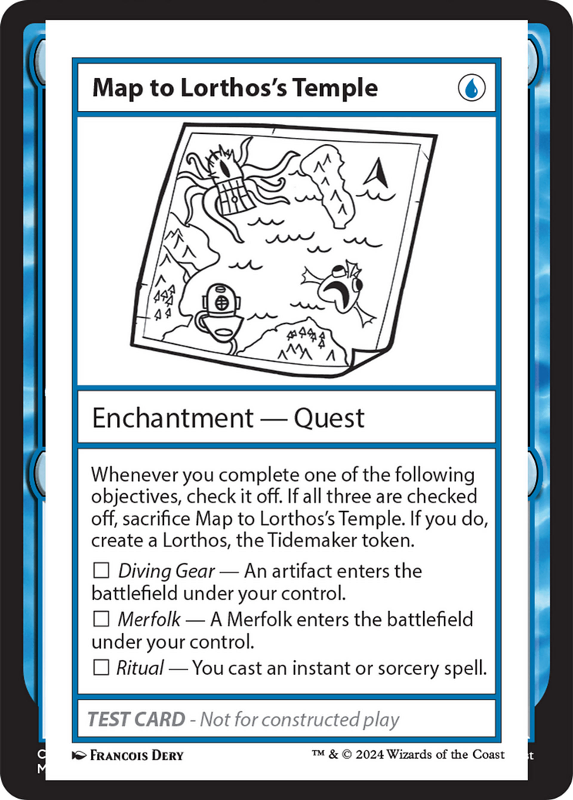 Map to Lorthos's Temple — Mystery Booster 2 — Magic: The Gathering