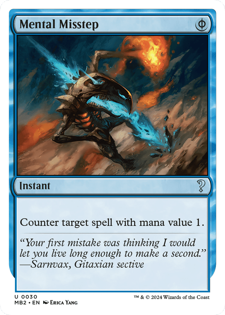 Mental Misstep — Mystery Booster 2 — Magic: The Gathering