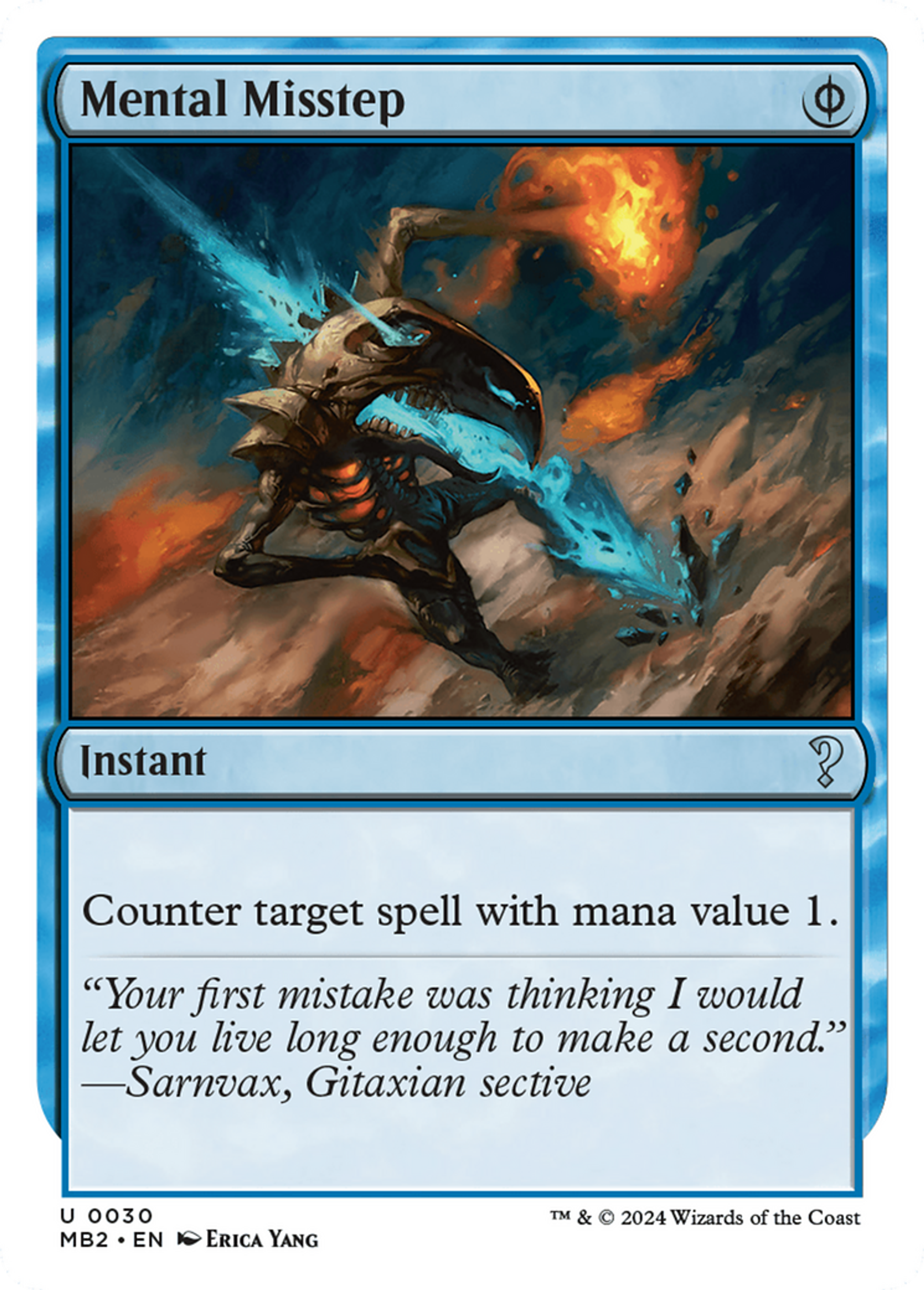 Faux-pas mental — Mystery Booster 2 — Magic: The Gathering