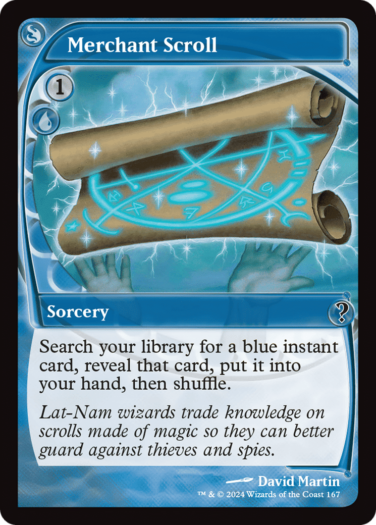 Merchant Scroll — Mystery Booster 2 — Magic: The Gathering