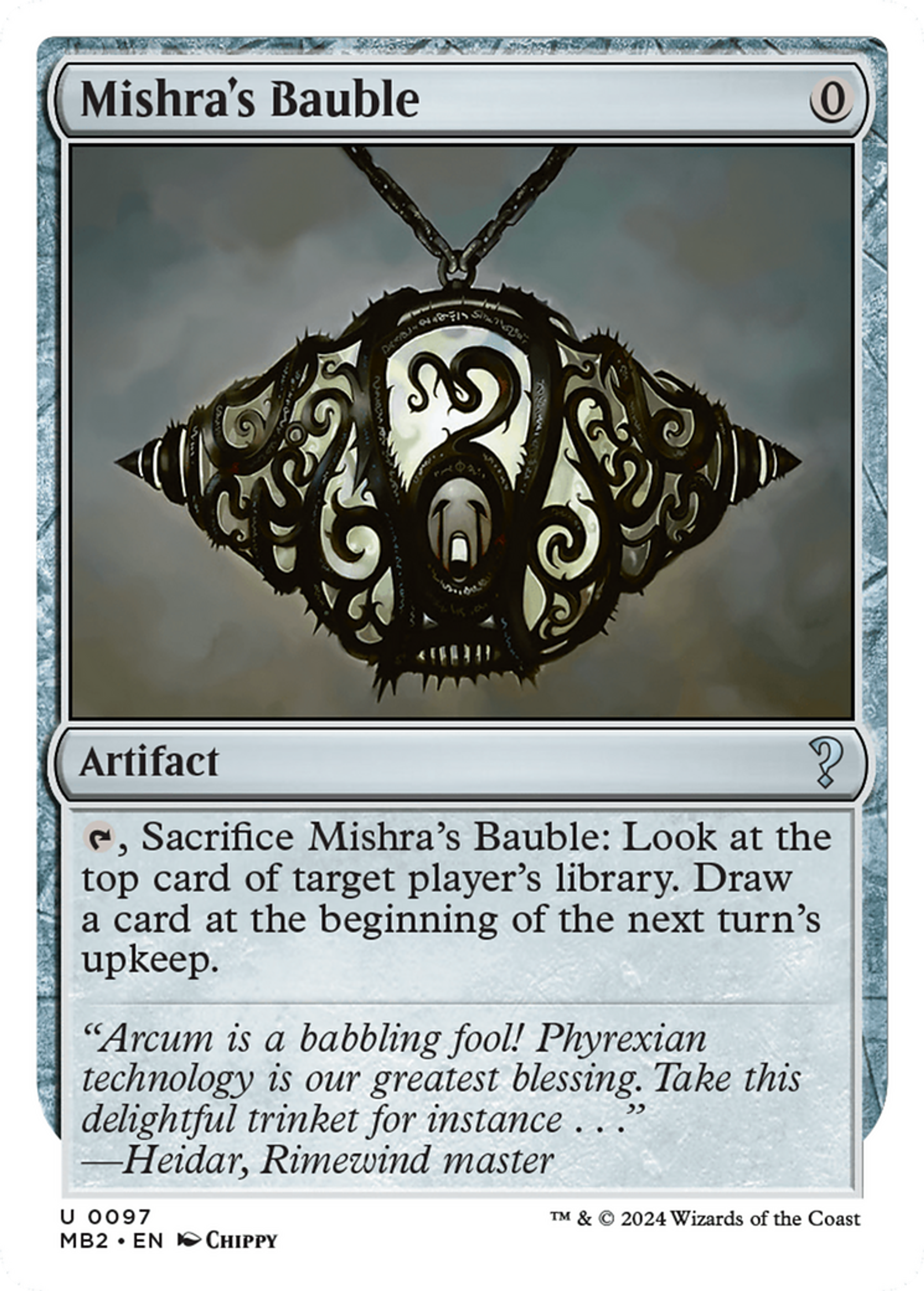 Babiole de Mishra — Mystery Booster 2 — Magic: The Gathering