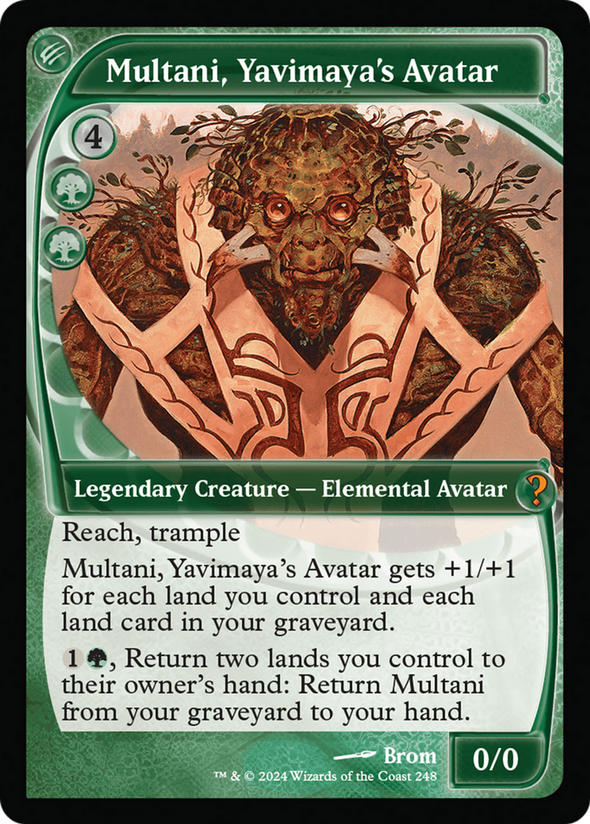 Multani, avatar de la Yavimaya — Mystery Booster 2 — Magic: The Gathering
