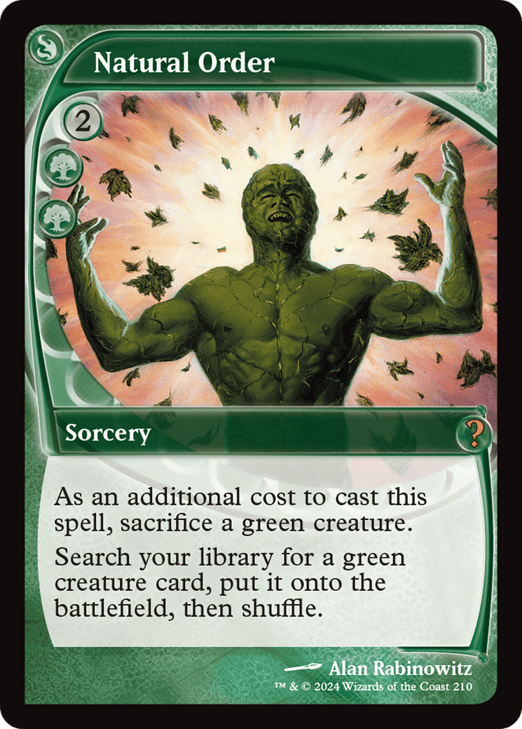 Natural Order — Mystery Booster 2 — Magic: The Gathering