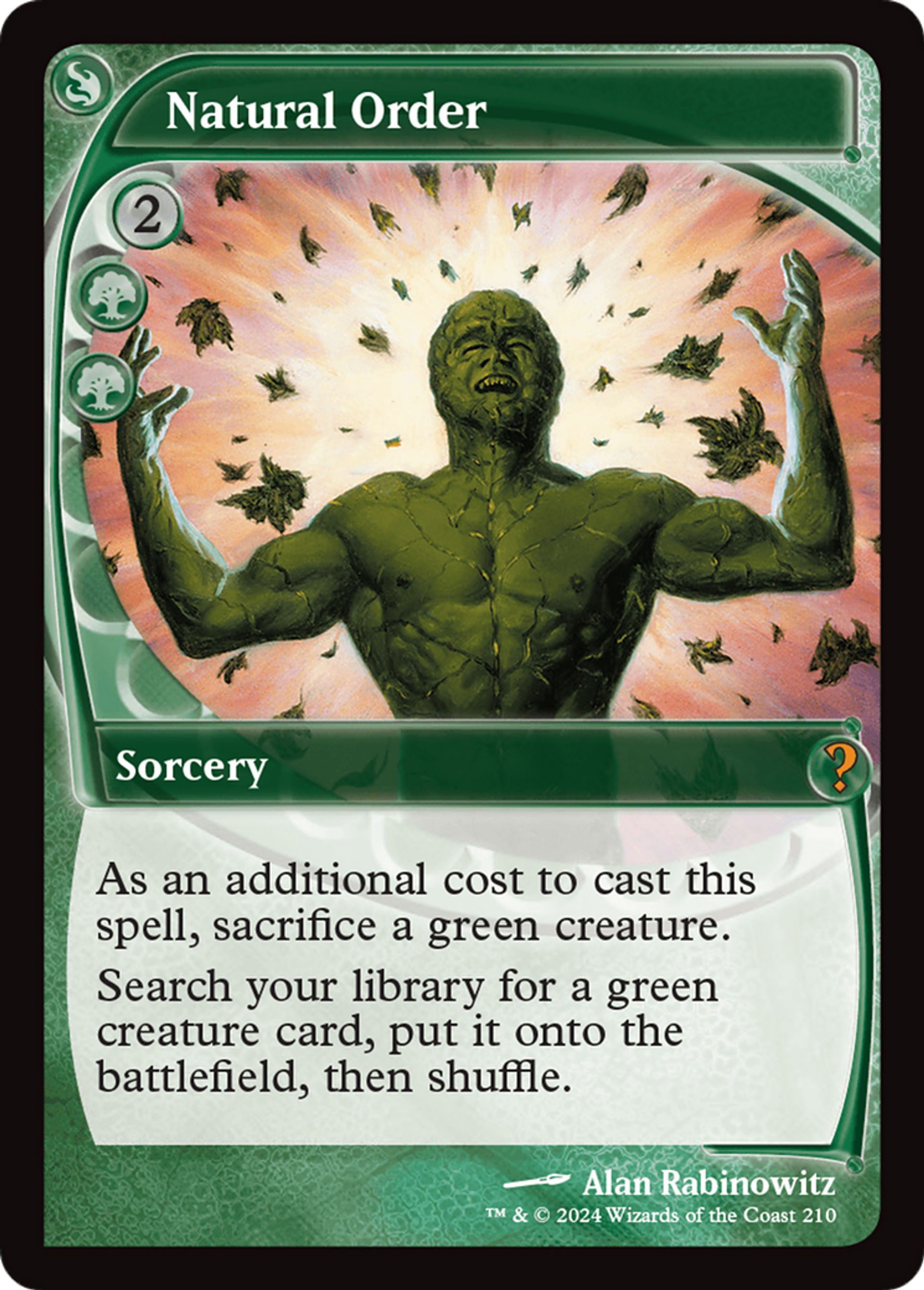 Natural Order — Mystery Booster 2 — Magic: The Gathering