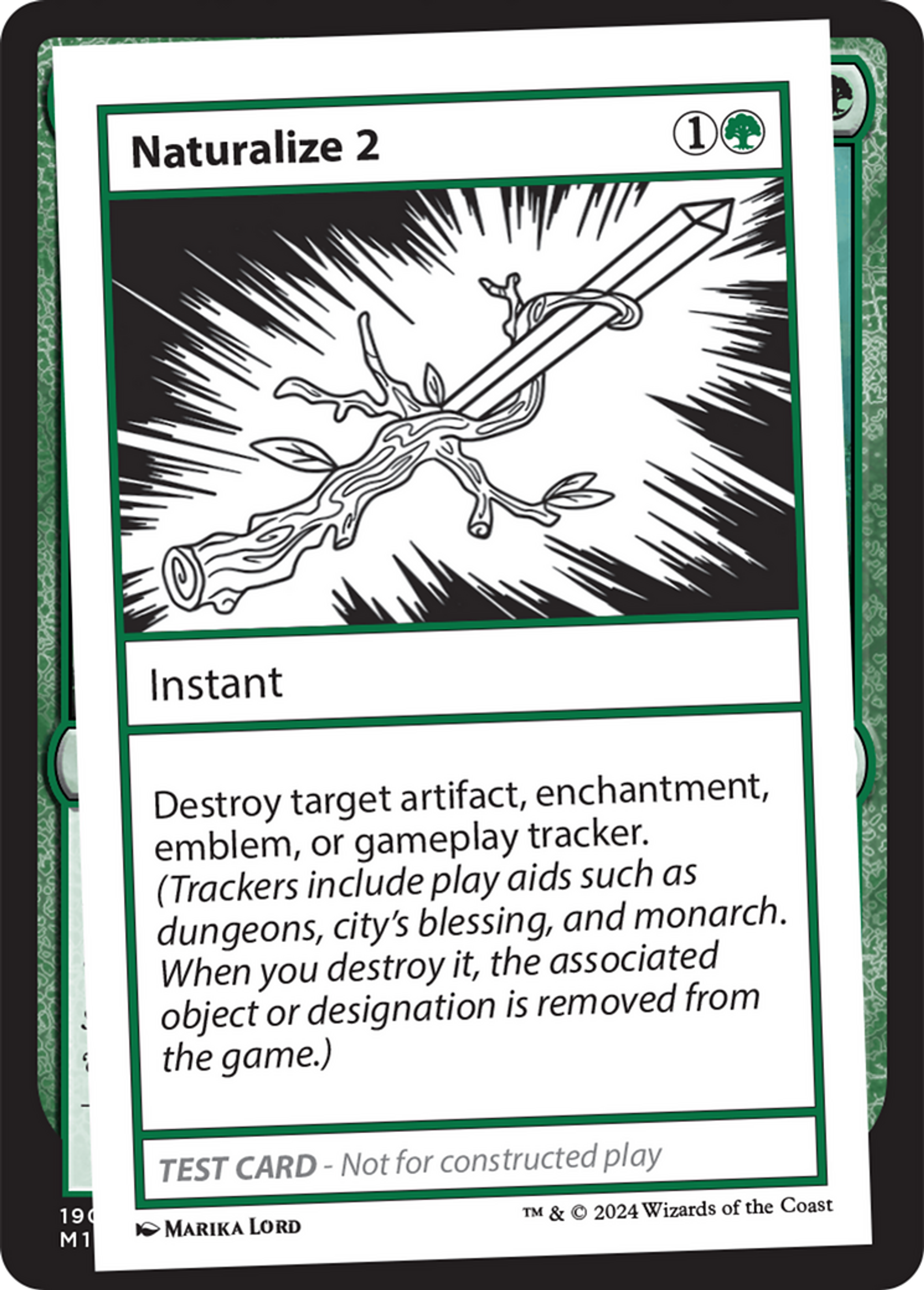 Naturalize 2 — Mystery Booster 2 — Magic: The Gathering