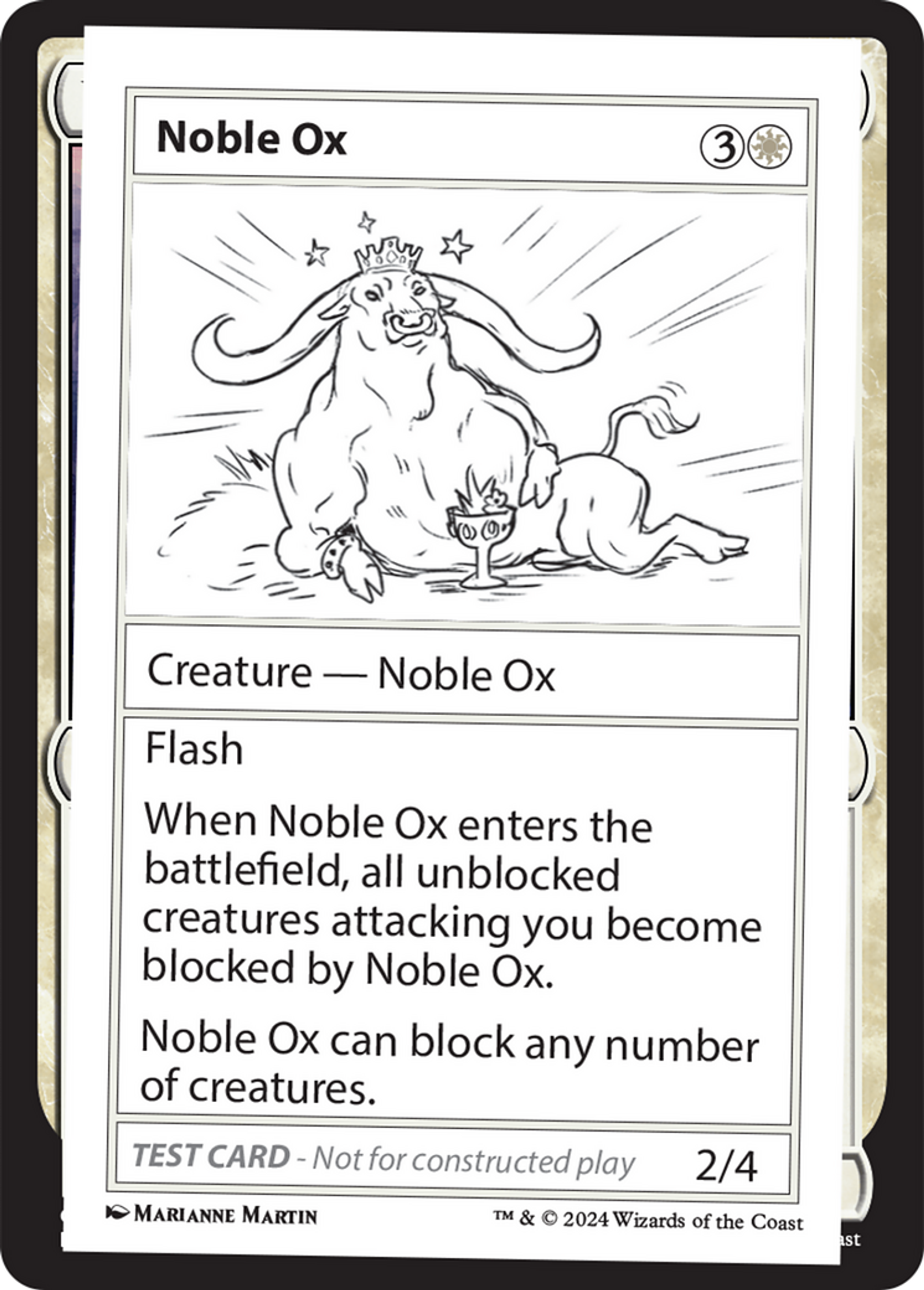 Noble Ox — Mystery Booster 2 — Magic: The Gathering
