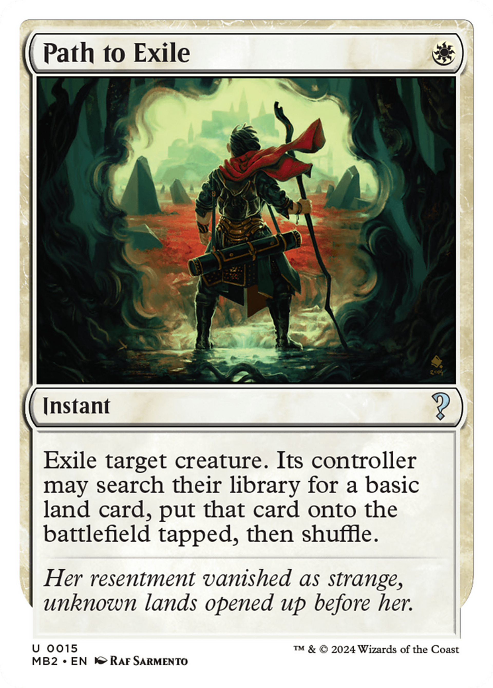 Chemin vers l'exil — Mystery Booster 2 — Magic: The Gathering