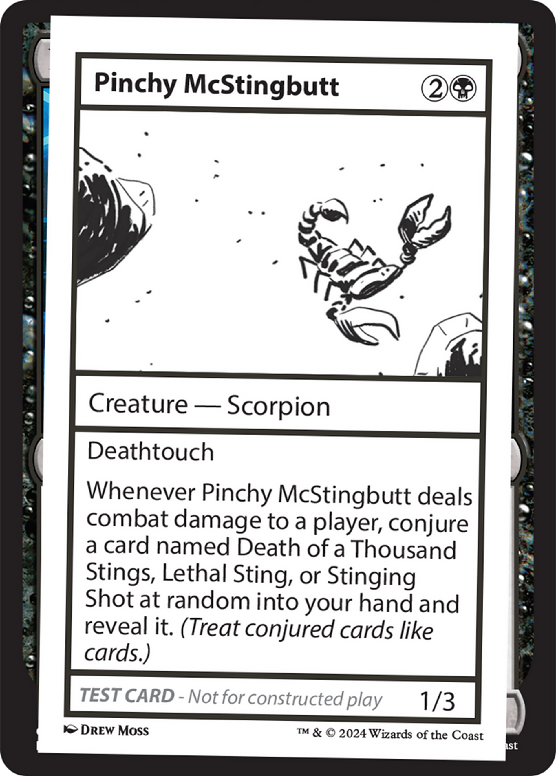 Pinchy McStingbutt — Mystery Booster 2 — Magic: The Gathering