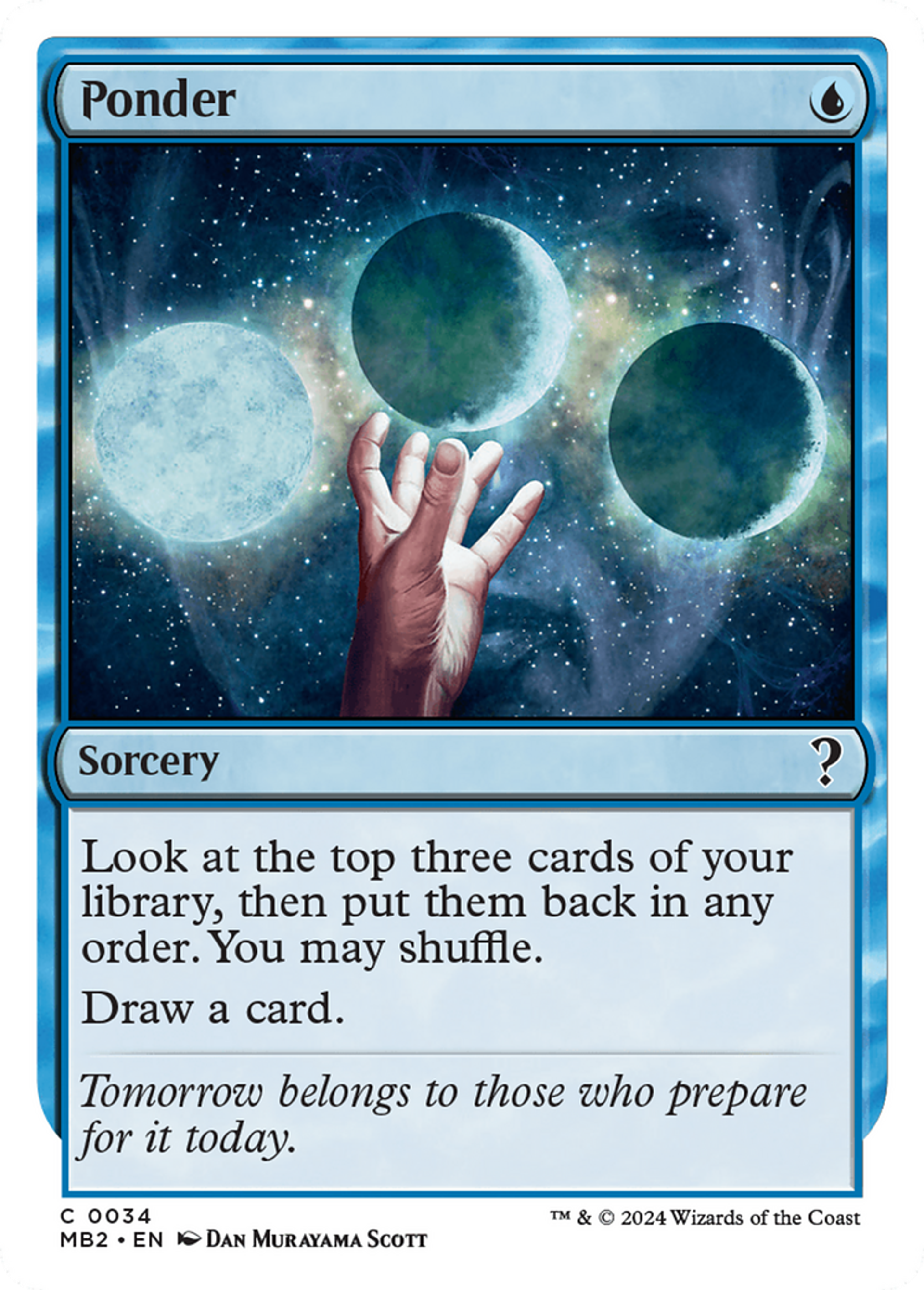 Contemplation — Mystery Booster 2 — Magic: The Gathering