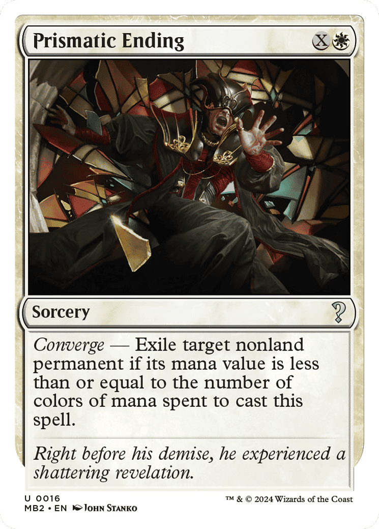 Prismatic Ending — Mystery Booster 2 — Magic: The Gathering