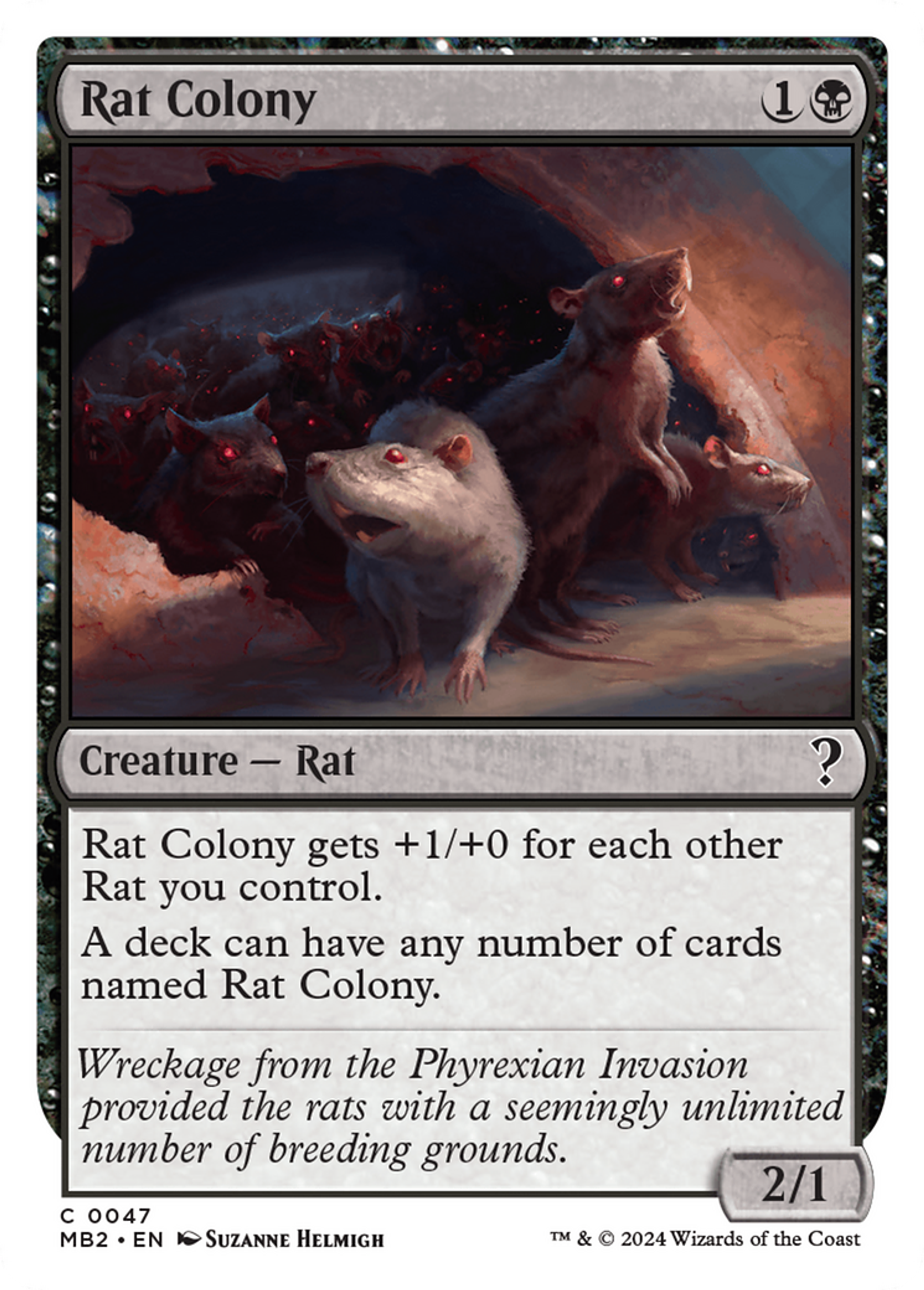 Nichée de rats — Mystery Booster 2 — Magic: The Gathering