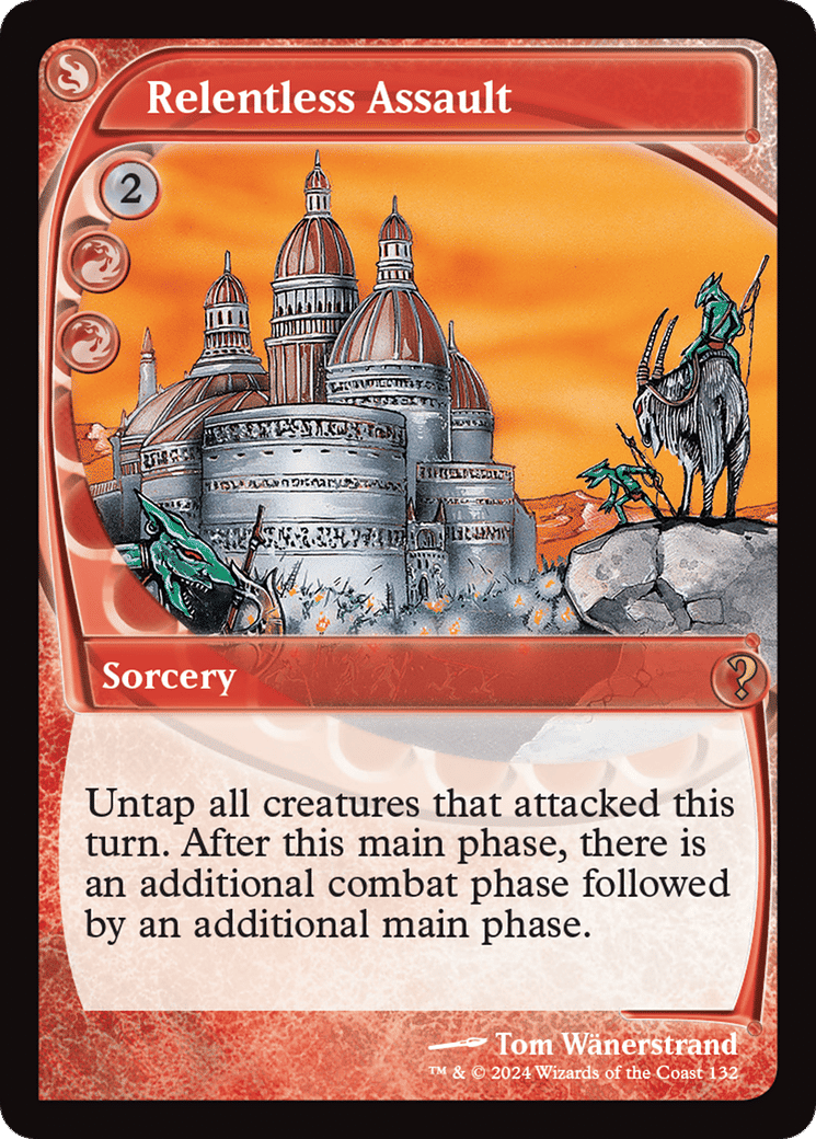 Relentless Assault — Mystery Booster 2 — Magic: The Gathering