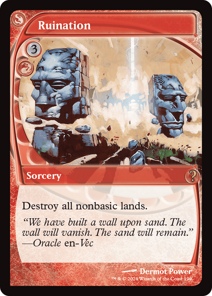 Ruination — Mystery Booster 2 — Magic: The Gathering