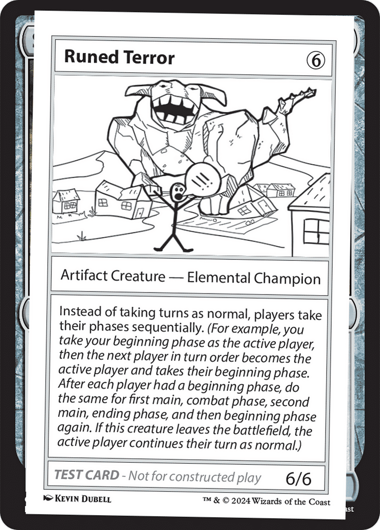 Runed Terror — Mystery Booster 2 — Magic: The Gathering