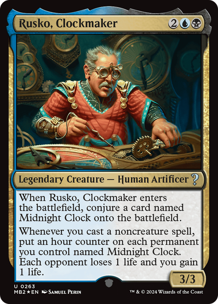 Rusko, Clockmaker — Mystery Booster 2 — Magic: The Gathering