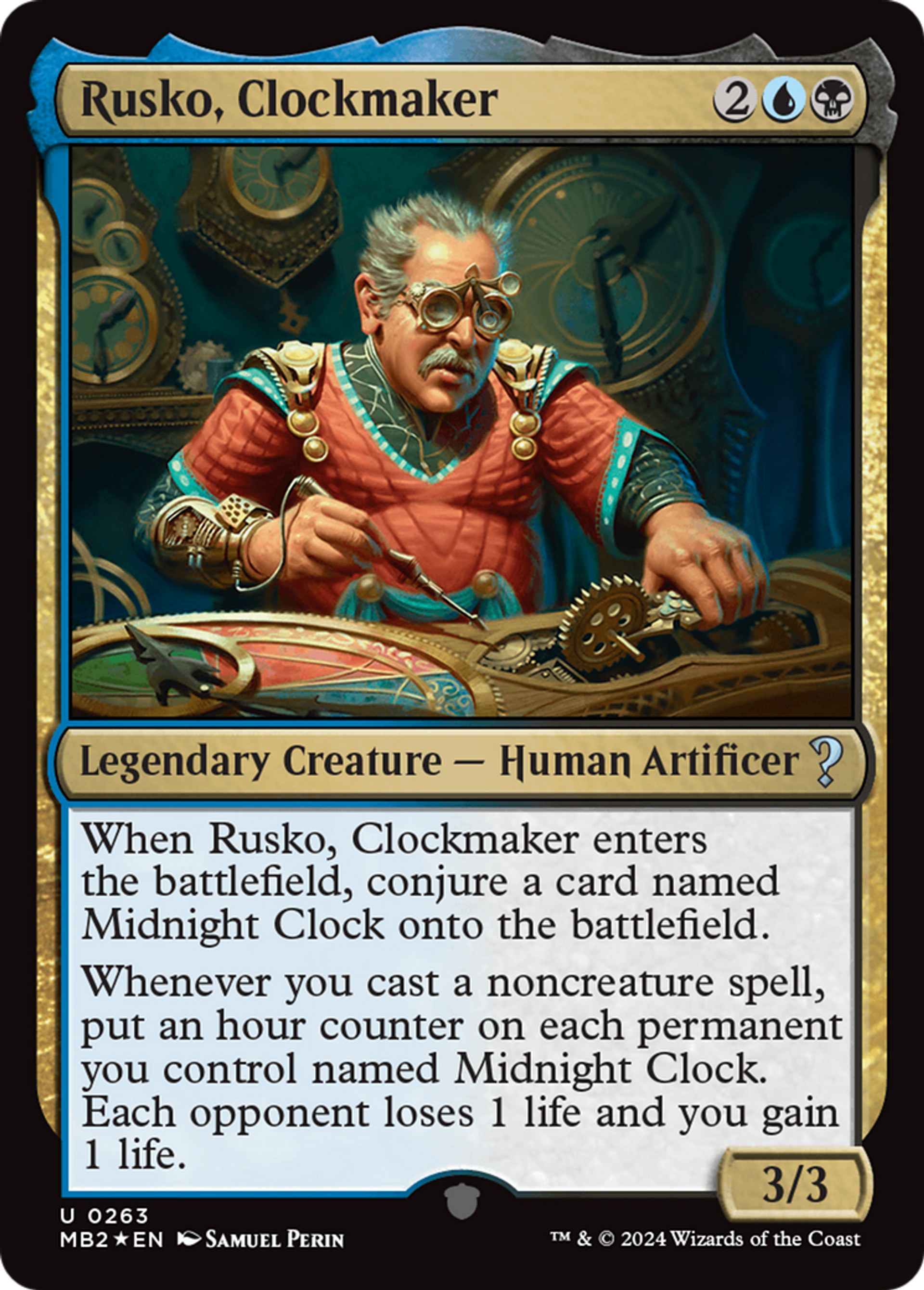 Rusko, Clockmaker — Mystery Booster 2 — Magic: The Gathering