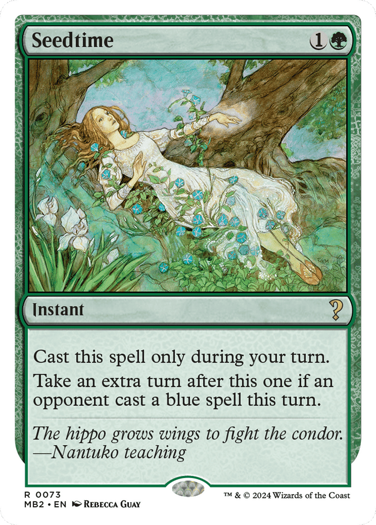 Seedtime — Mystery Booster 2 — Magic: The Gathering