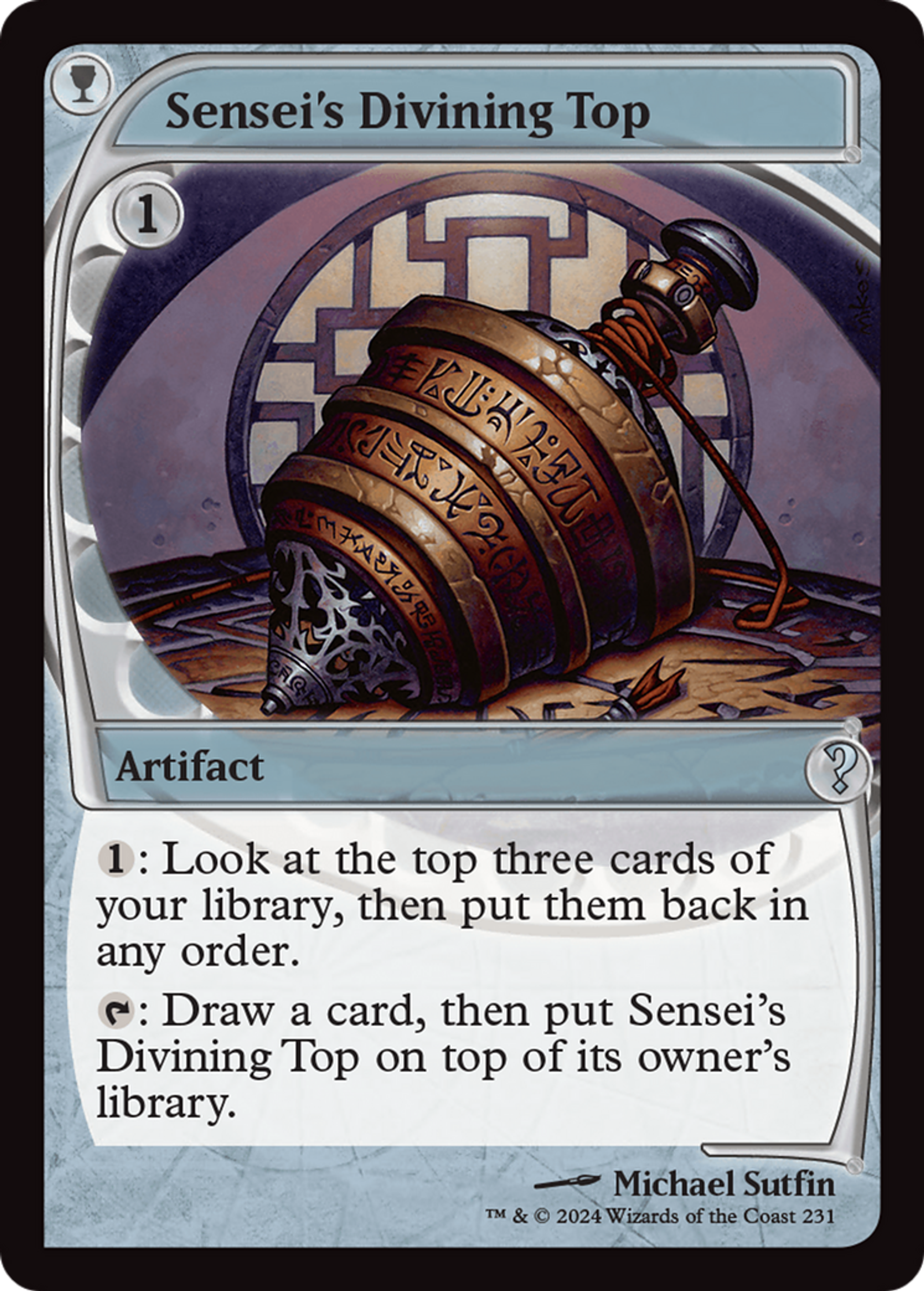 Sensei's Divining Top — Mystery Booster 2 — Magic: The Gathering