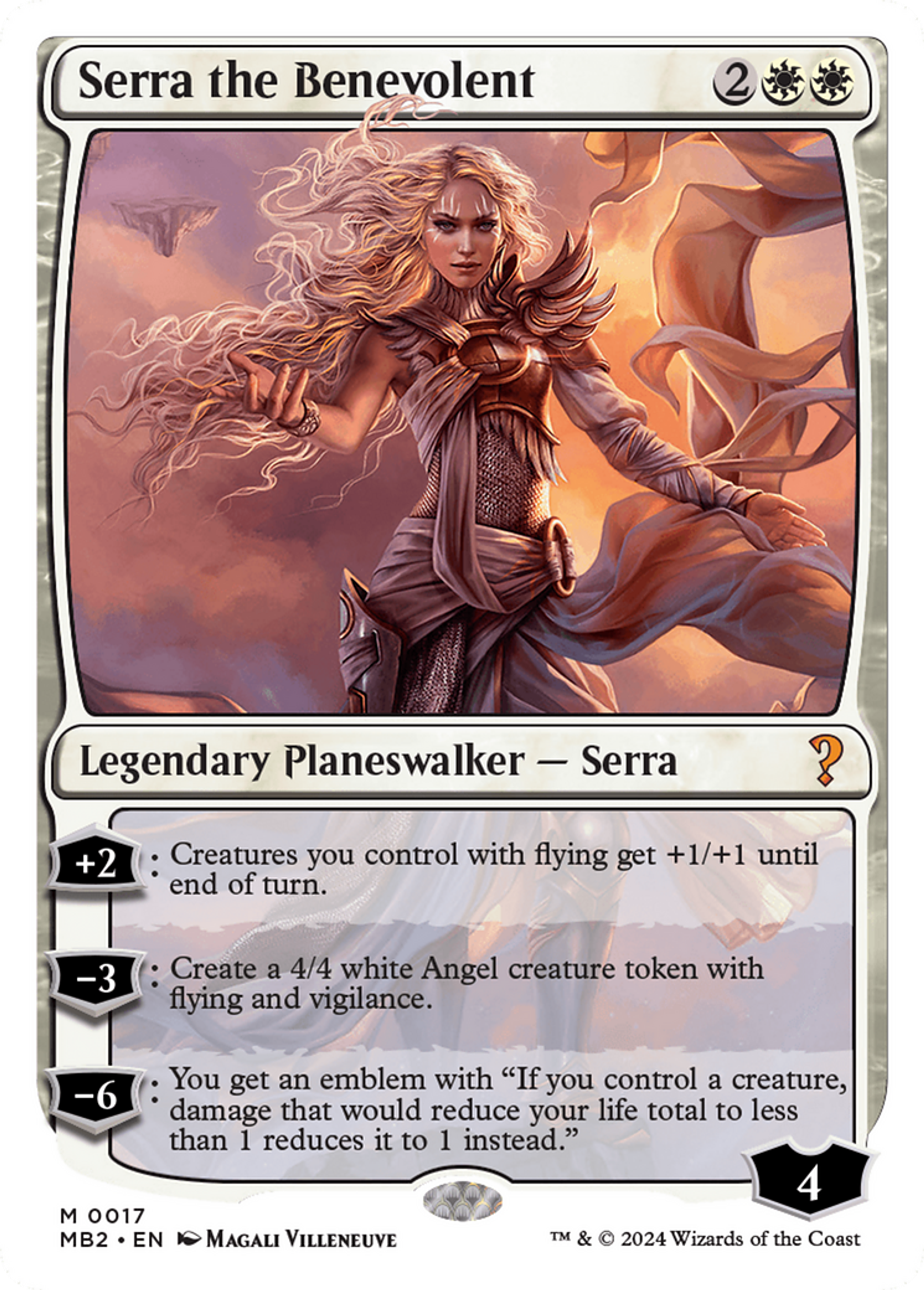 Serra la bienveillante — Mystery Booster 2 — Magic: The Gathering