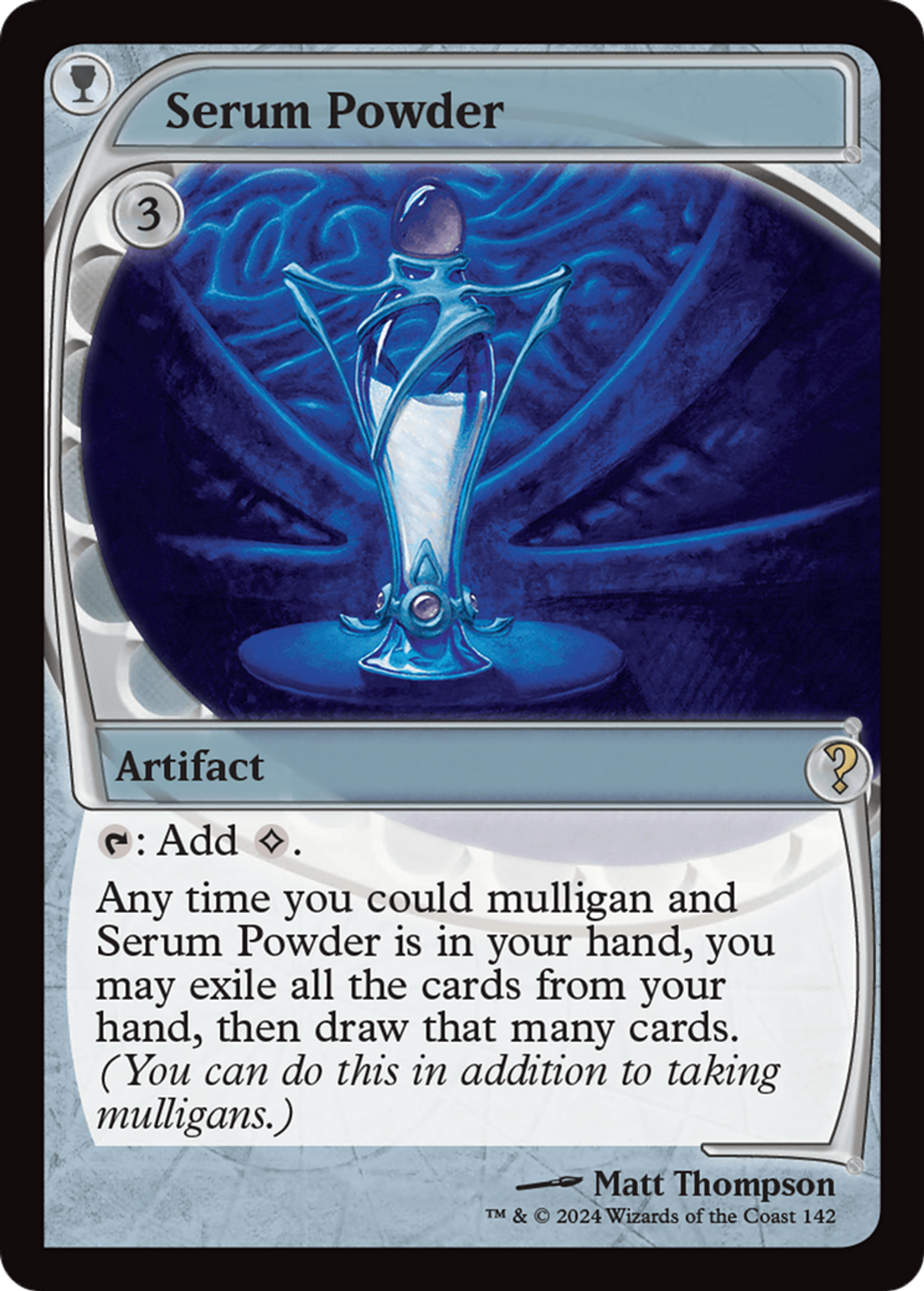 Sérum en poudre — Mystery Booster 2 — Magic: The Gathering