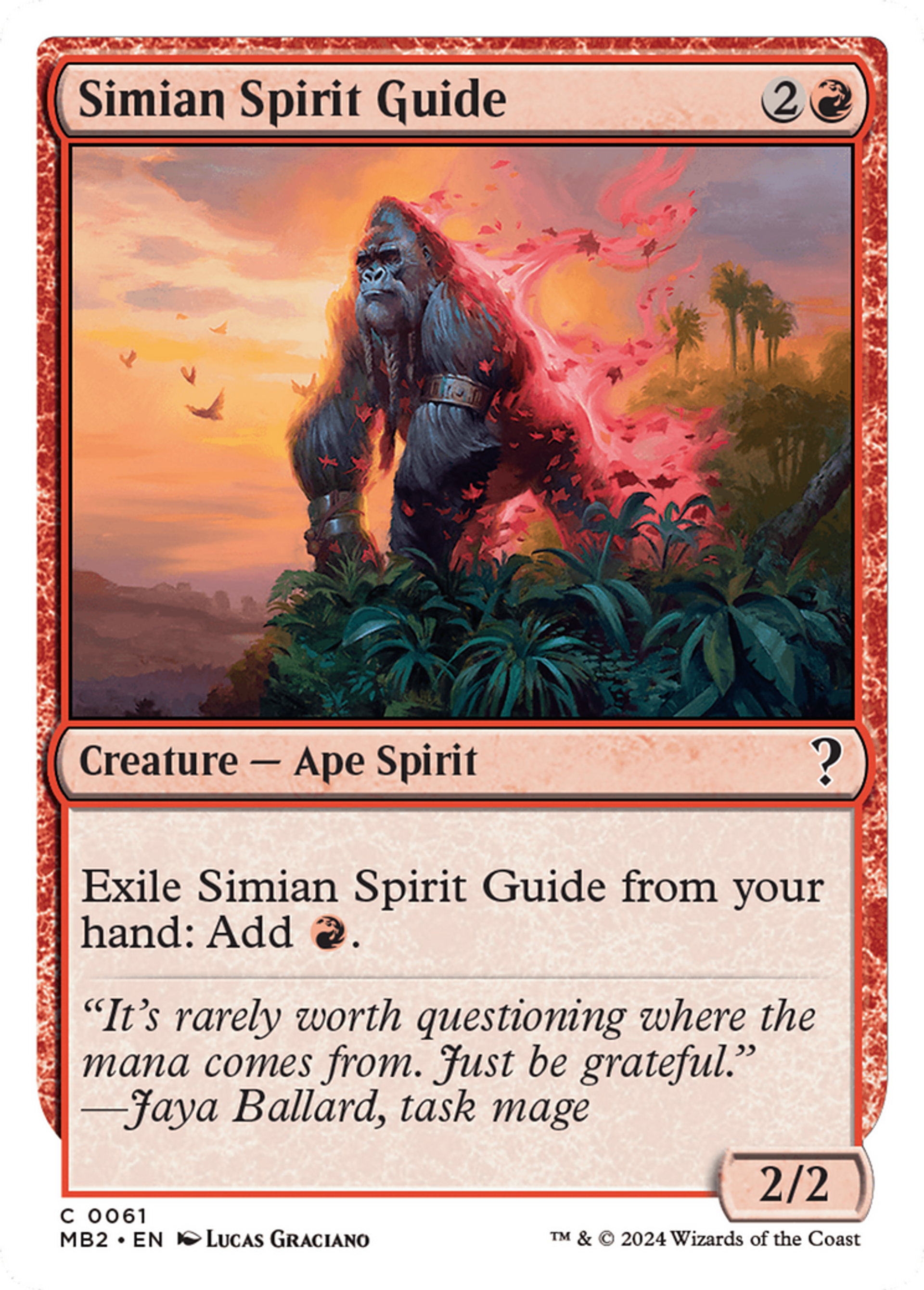 Guide spirituel simiesque — Mystery Booster 2 — Magic: The Gathering