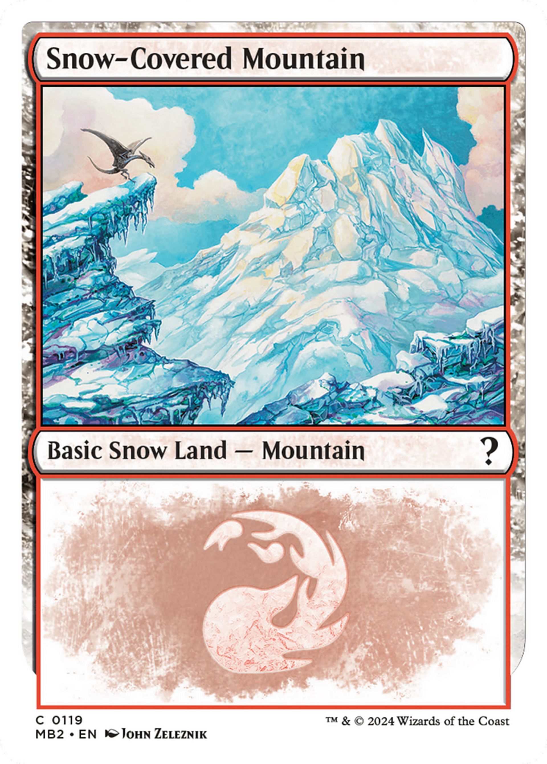 Montagne enneigée — Mystery Booster 2 — Magic: The Gathering