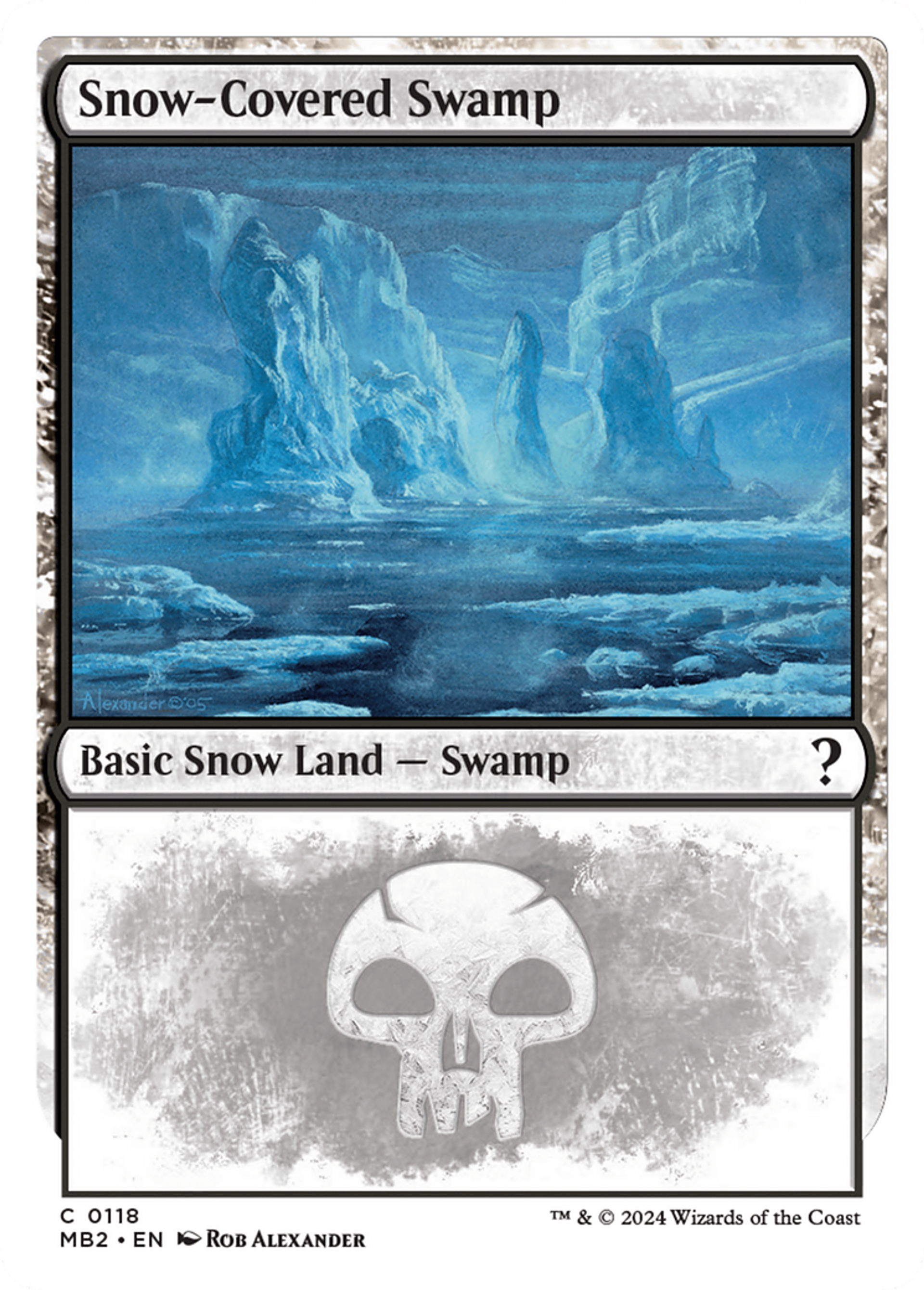 Marais enneigé — Mystery Booster 2 — Magic: The Gathering