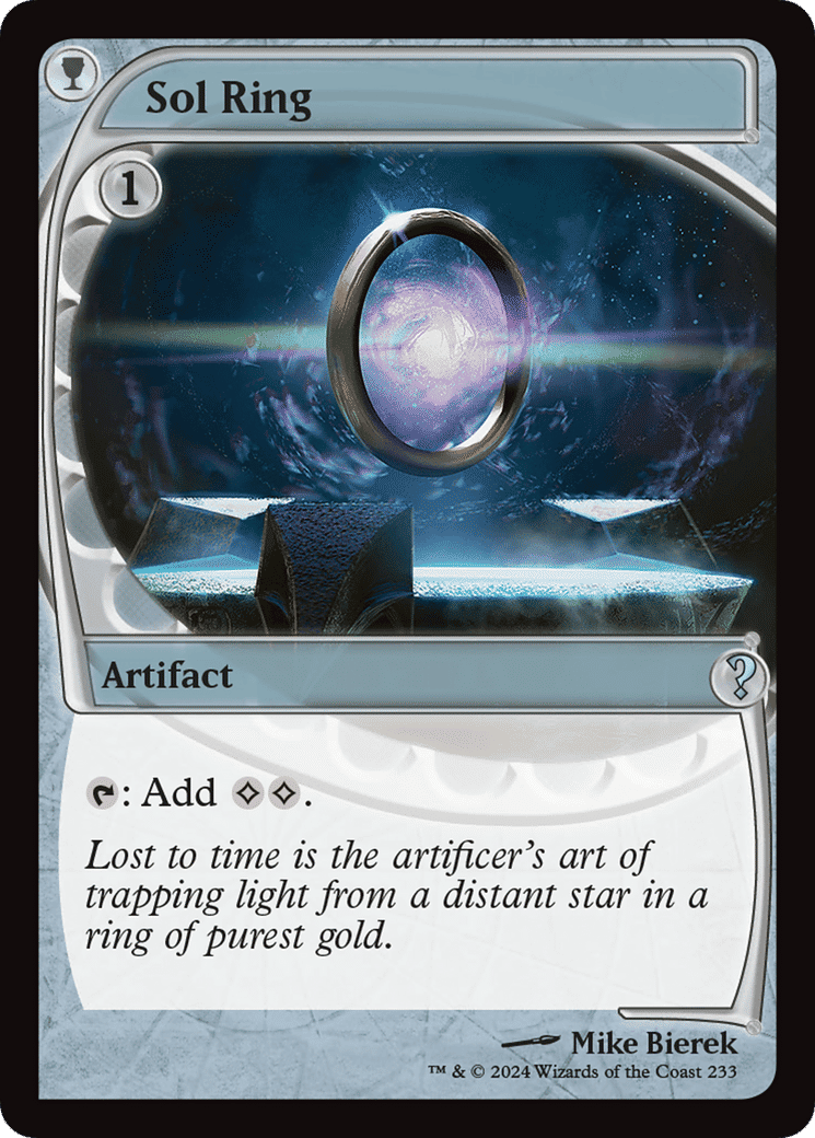 Sol Ring — Mystery Booster 2 — Magic: The Gathering