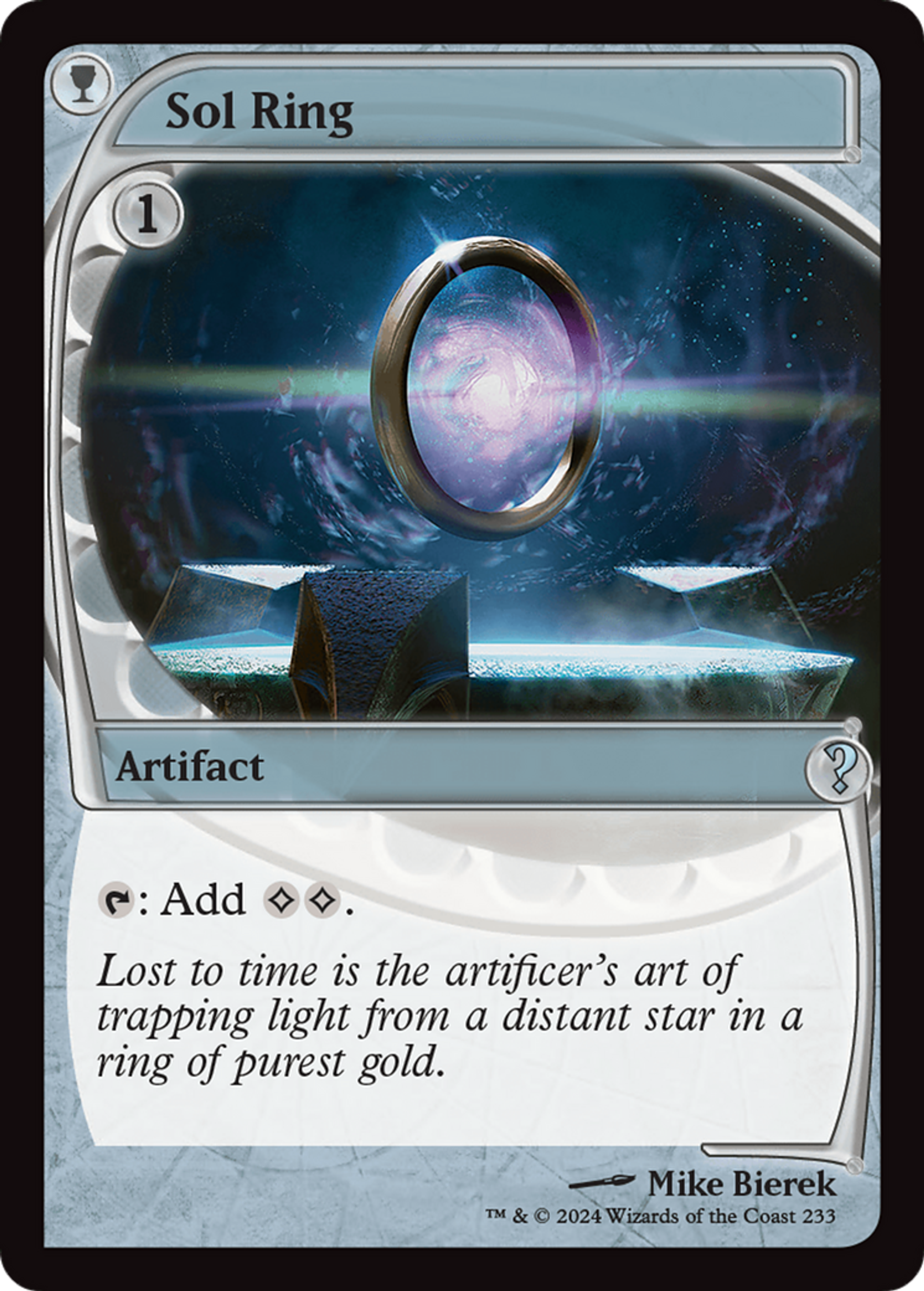 Anneau solaire — Mystery Booster 2 — Magic: The Gathering