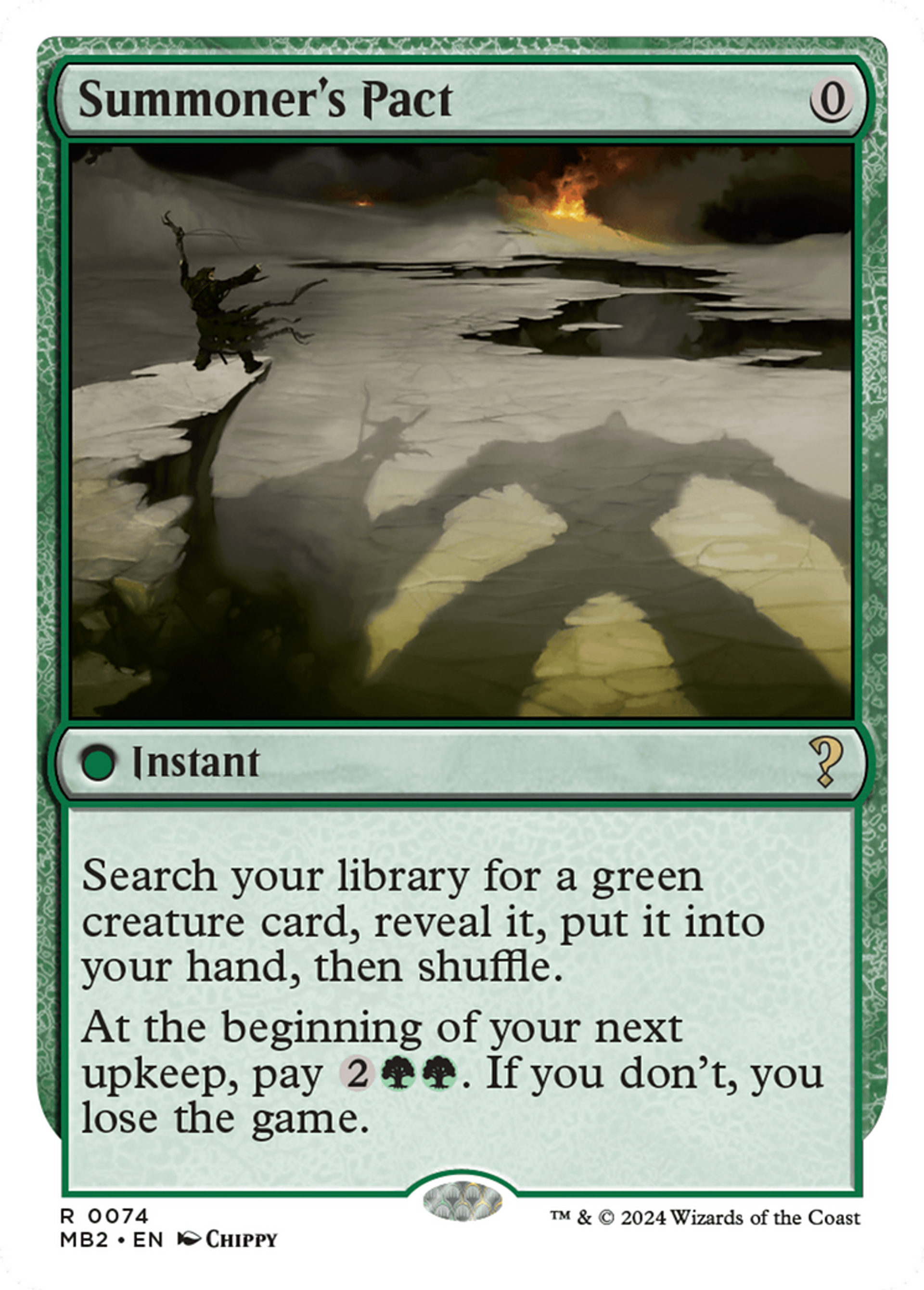 Pacte de l'invocateur — Mystery Booster 2 — Magic: The Gathering