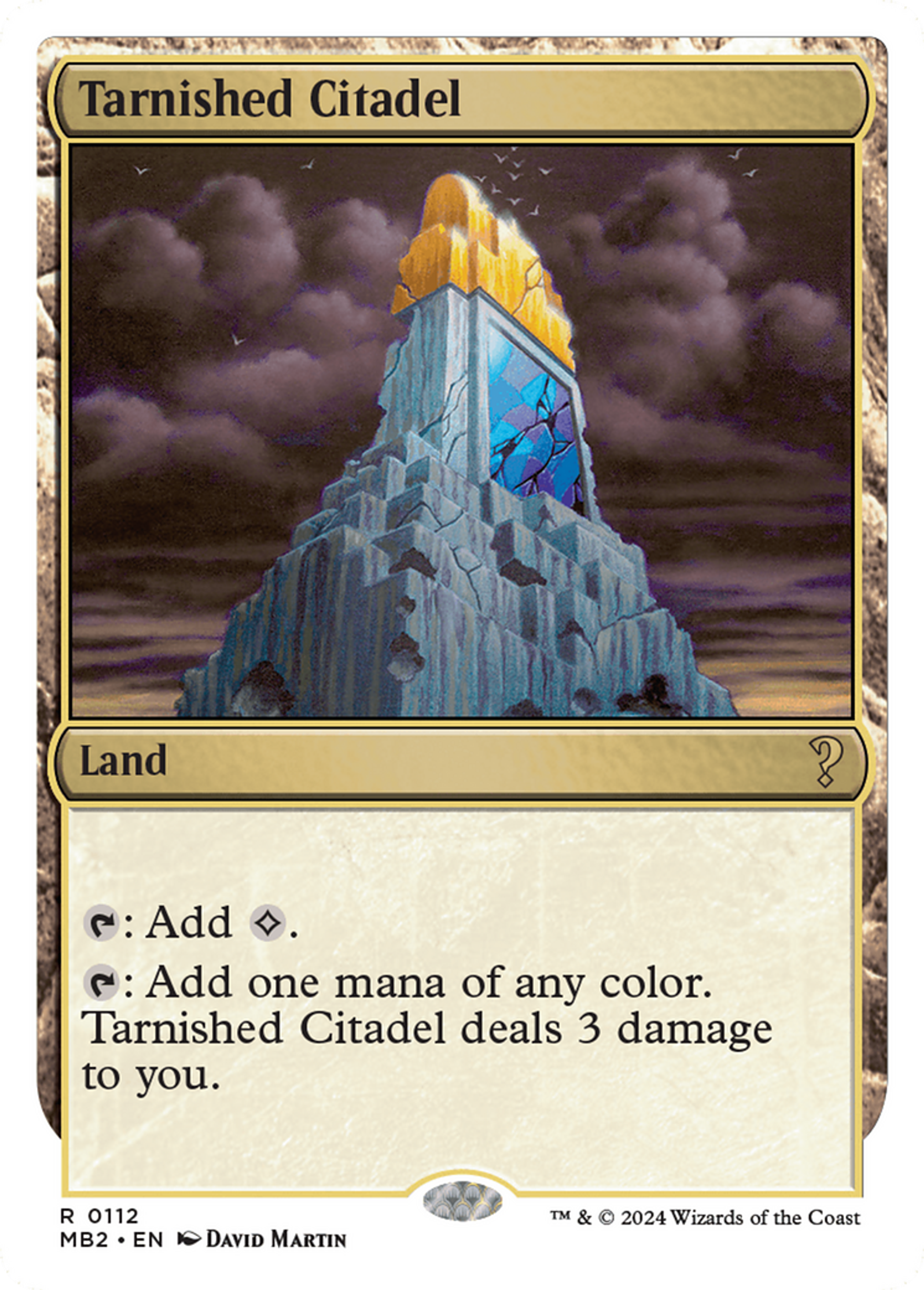 Citadelle ternie — Mystery Booster 2 — Magic: The Gathering