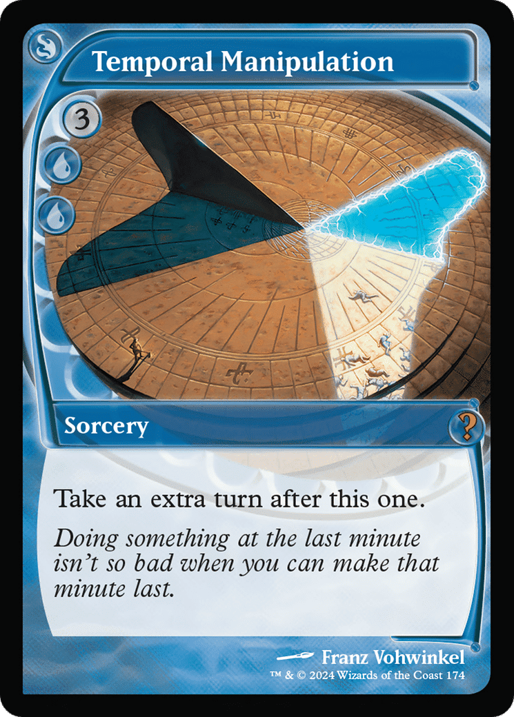 Temporal Manipulation — Mystery Booster 2 — Magic: The Gathering