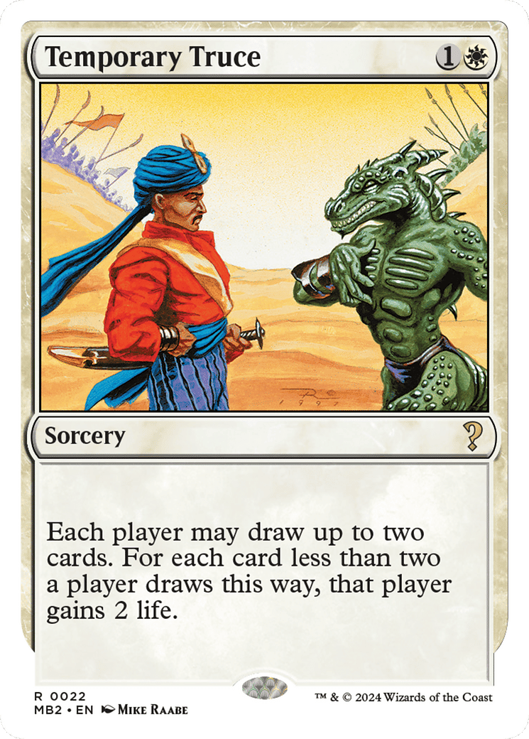 Trêve limitée — Mystery Booster 2 — Magic: The Gathering