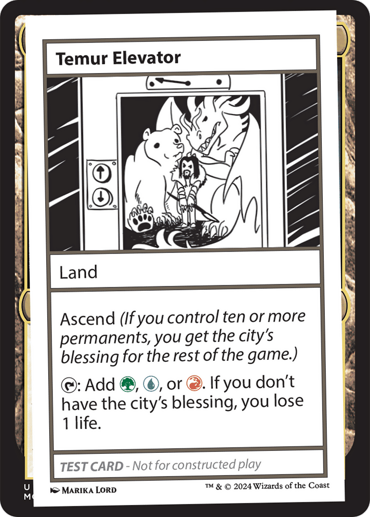 Temur Elevator — Mystery Booster 2 — Magic: The Gathering